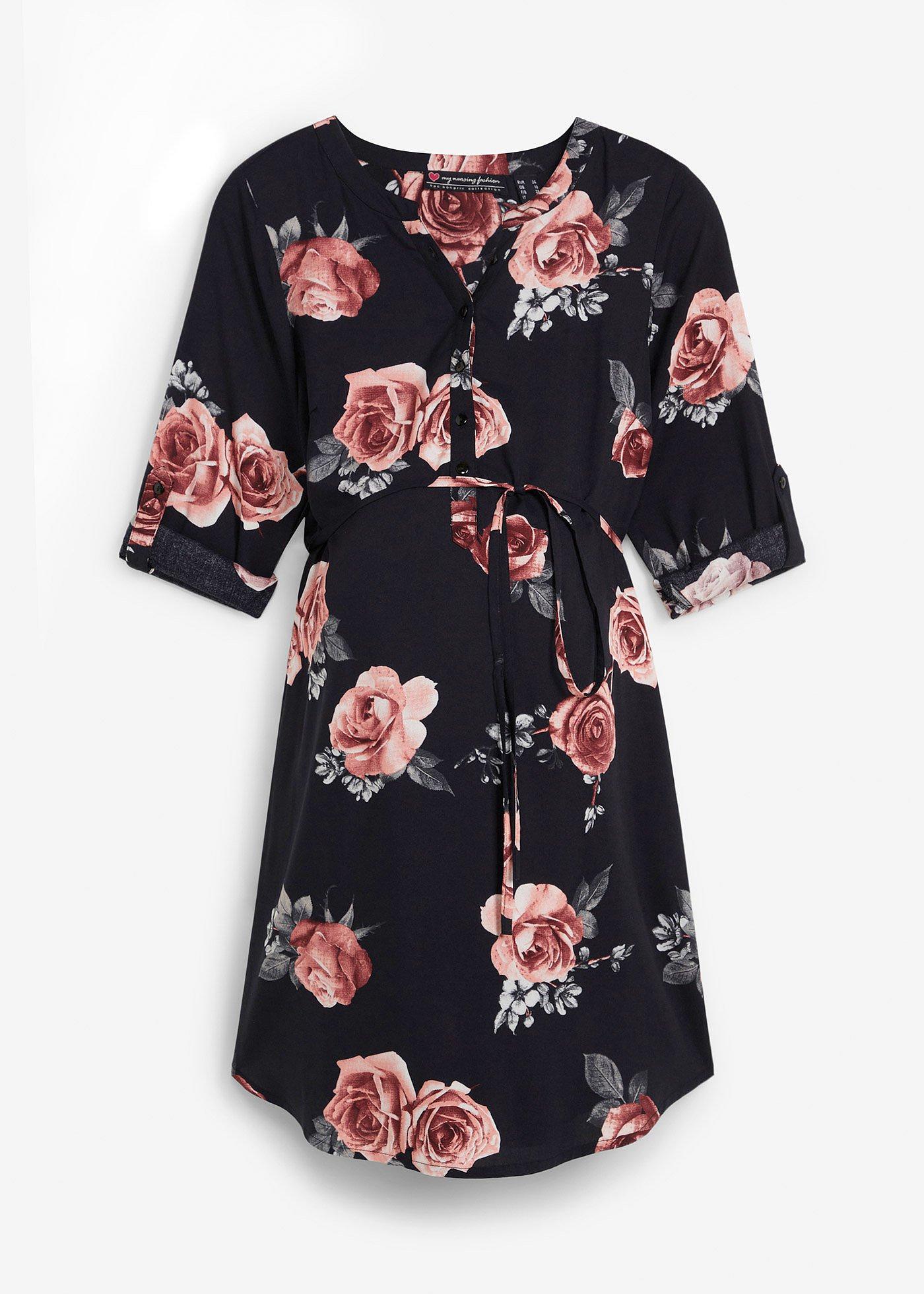 bonprix Lång mamma-/amningsblus