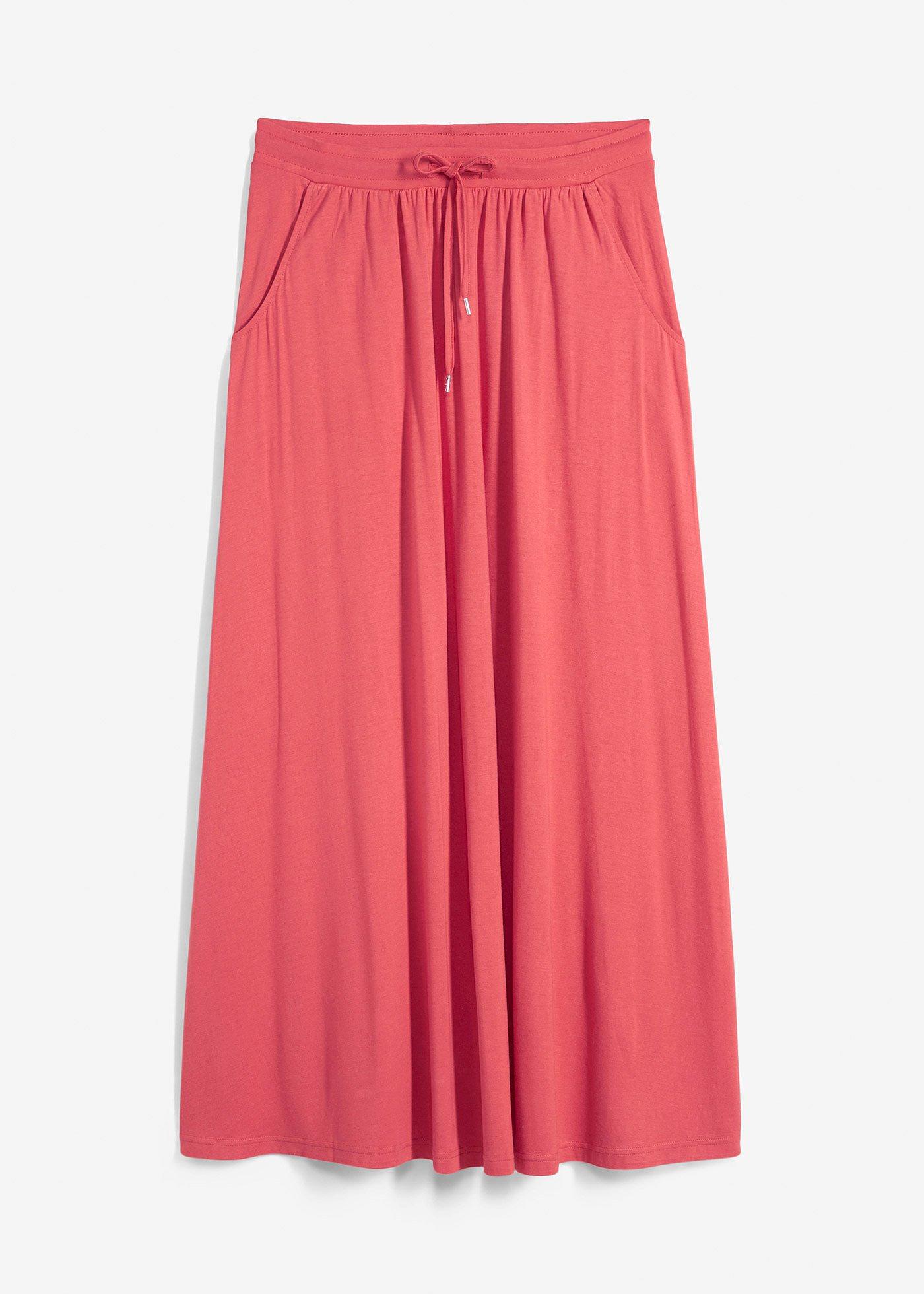 bonprix – Jerseykjol av viskosmix