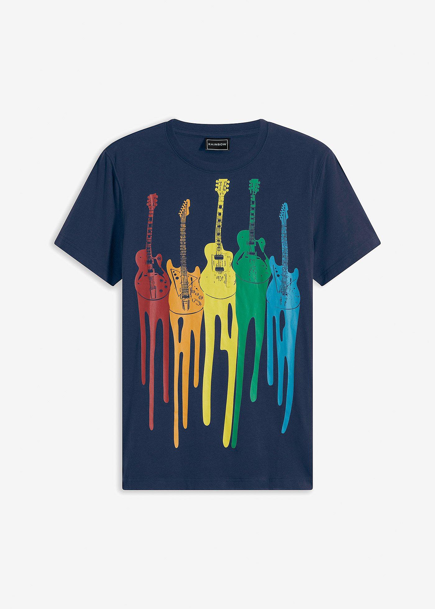 bonprix – T-shirt i bomull, smal passform