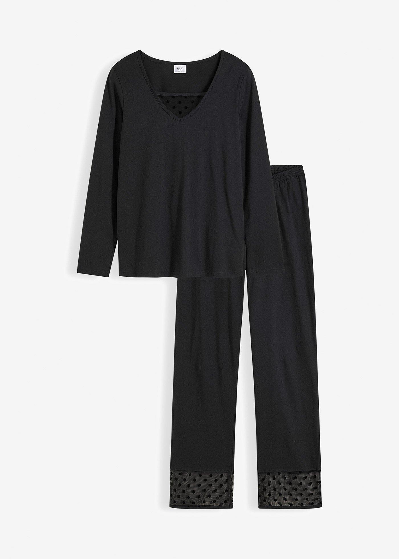 bonprix – Pyjamas med mjuk mesh