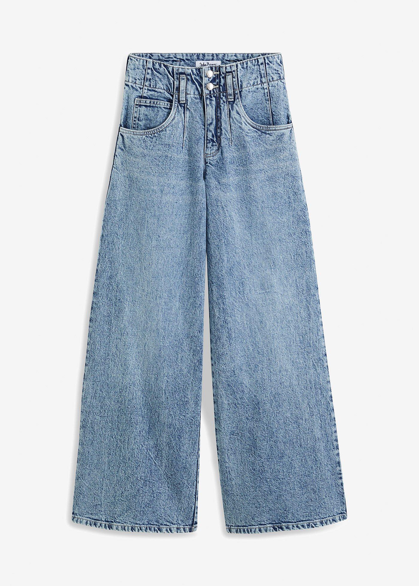 bonprix – Wide Leg Jeans High Waist