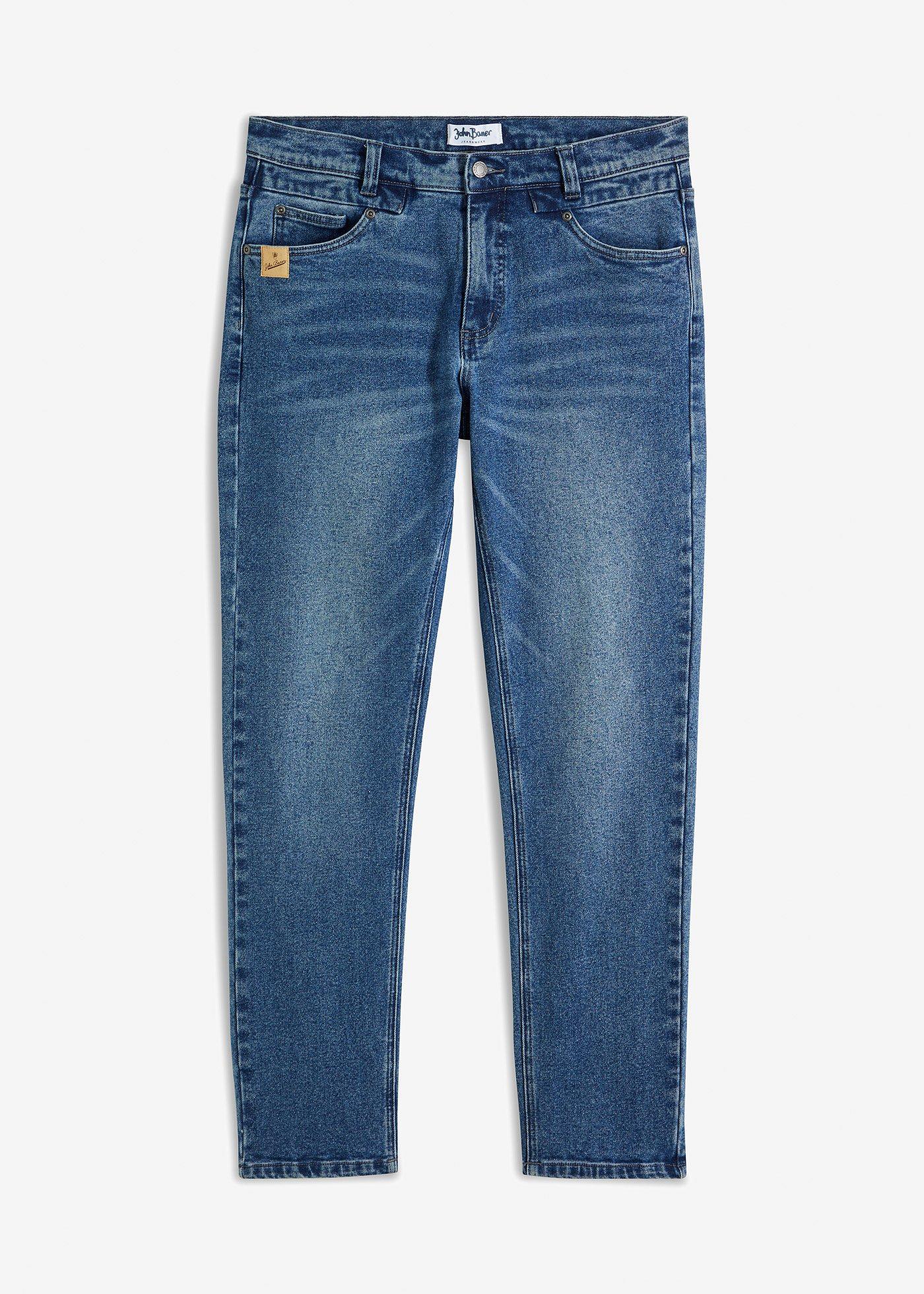 bonprix – Jeans av kraftig denim, Regular Fit, Straight