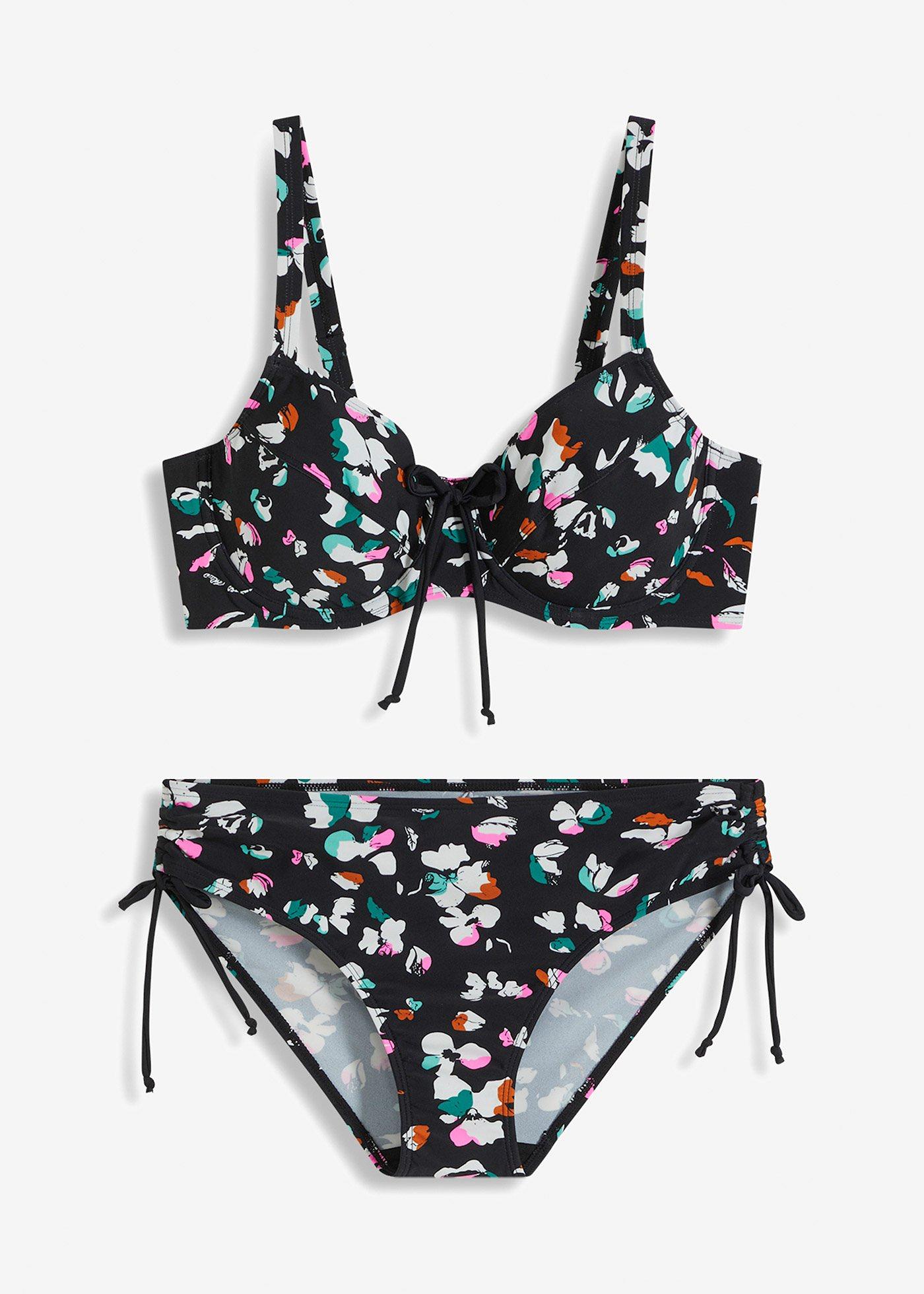 bonprix – Minimizer-bikini (2 delar) med knytband