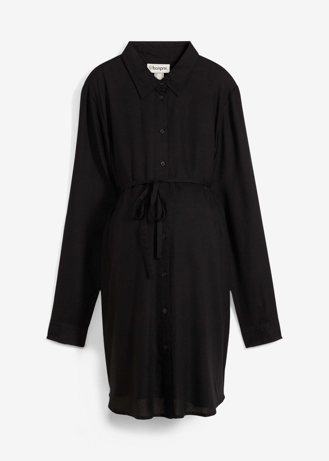 bonprix Lång mamma-/amningsblus i viskos
