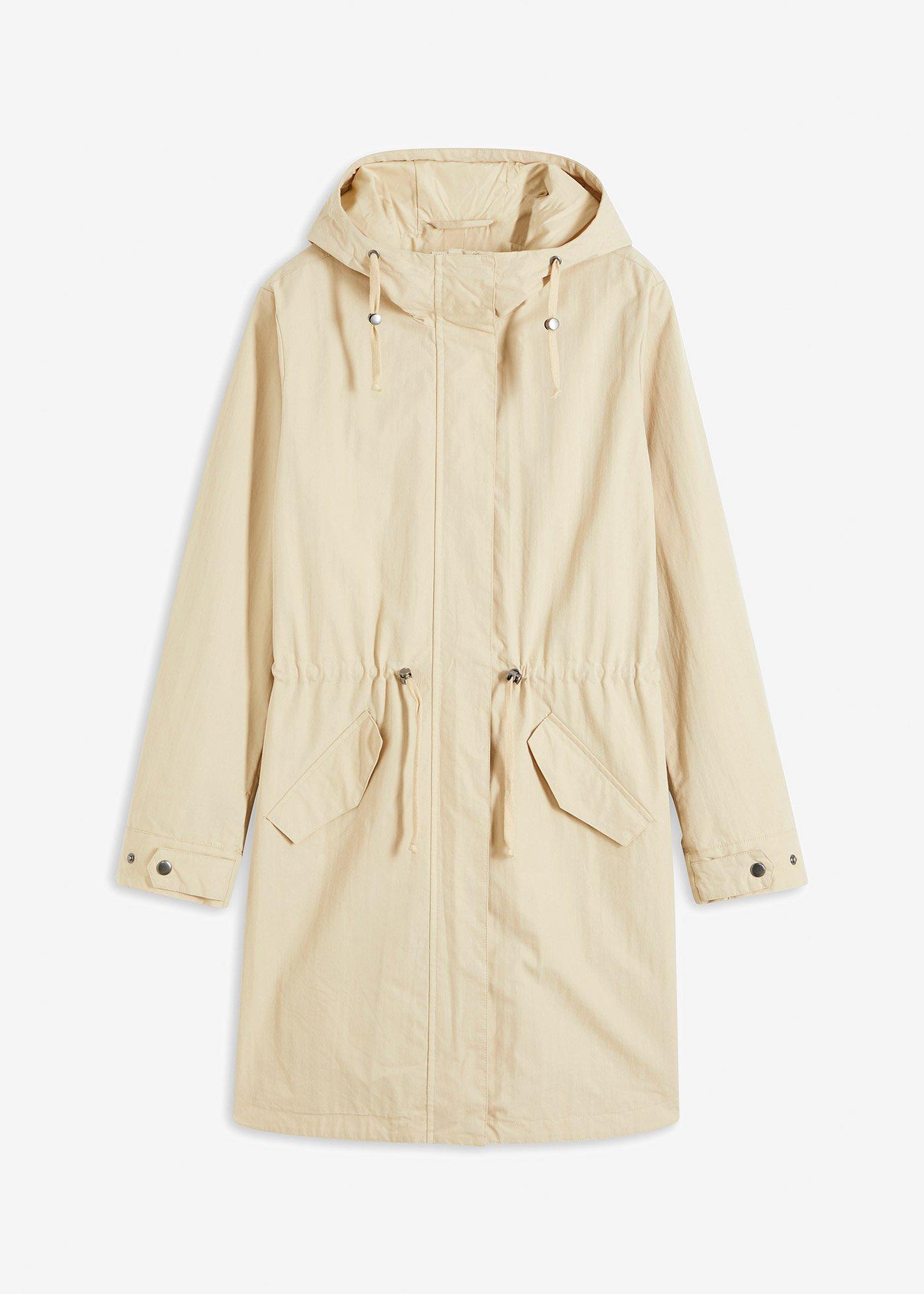 bonprix – Lång parkas med huva