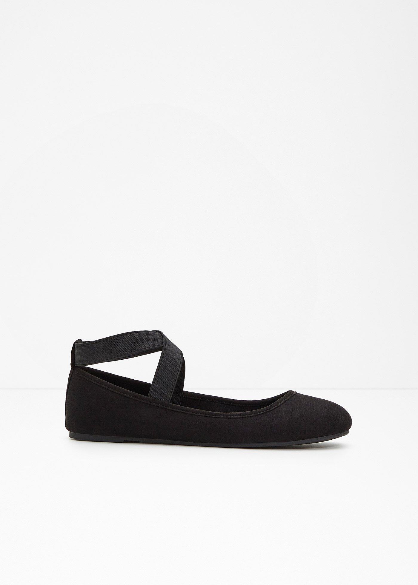 bonprix – Ballerinaskor med elastiska remmar
