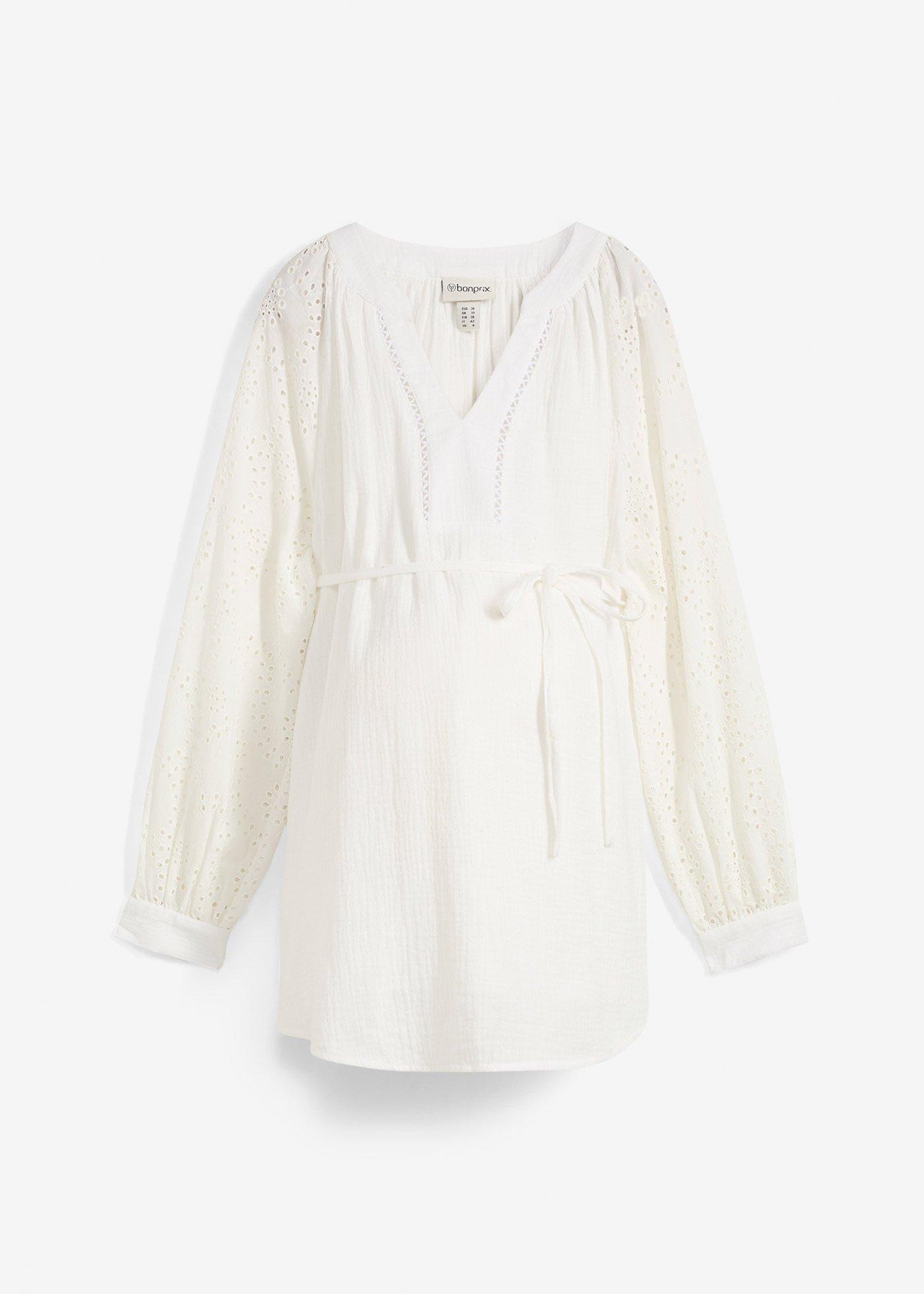 bonprix Mammablus i bomullsmuslin
