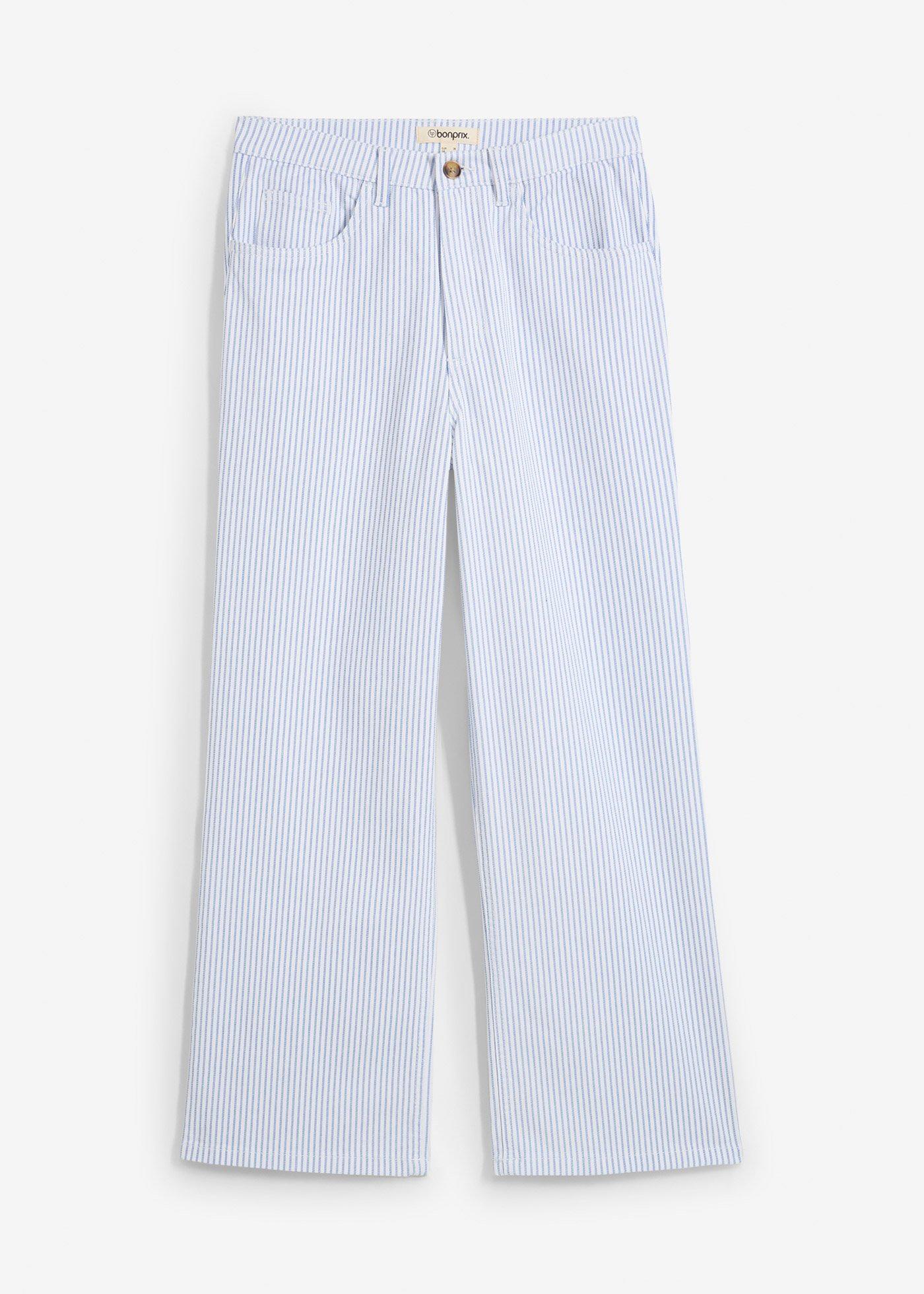 bonprix – Wide Leg Jeans High Waist, cropped