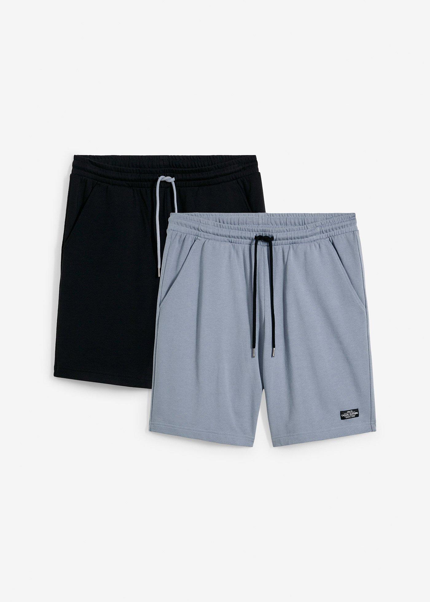 bonprix – Trikåbermudas (2-pack)