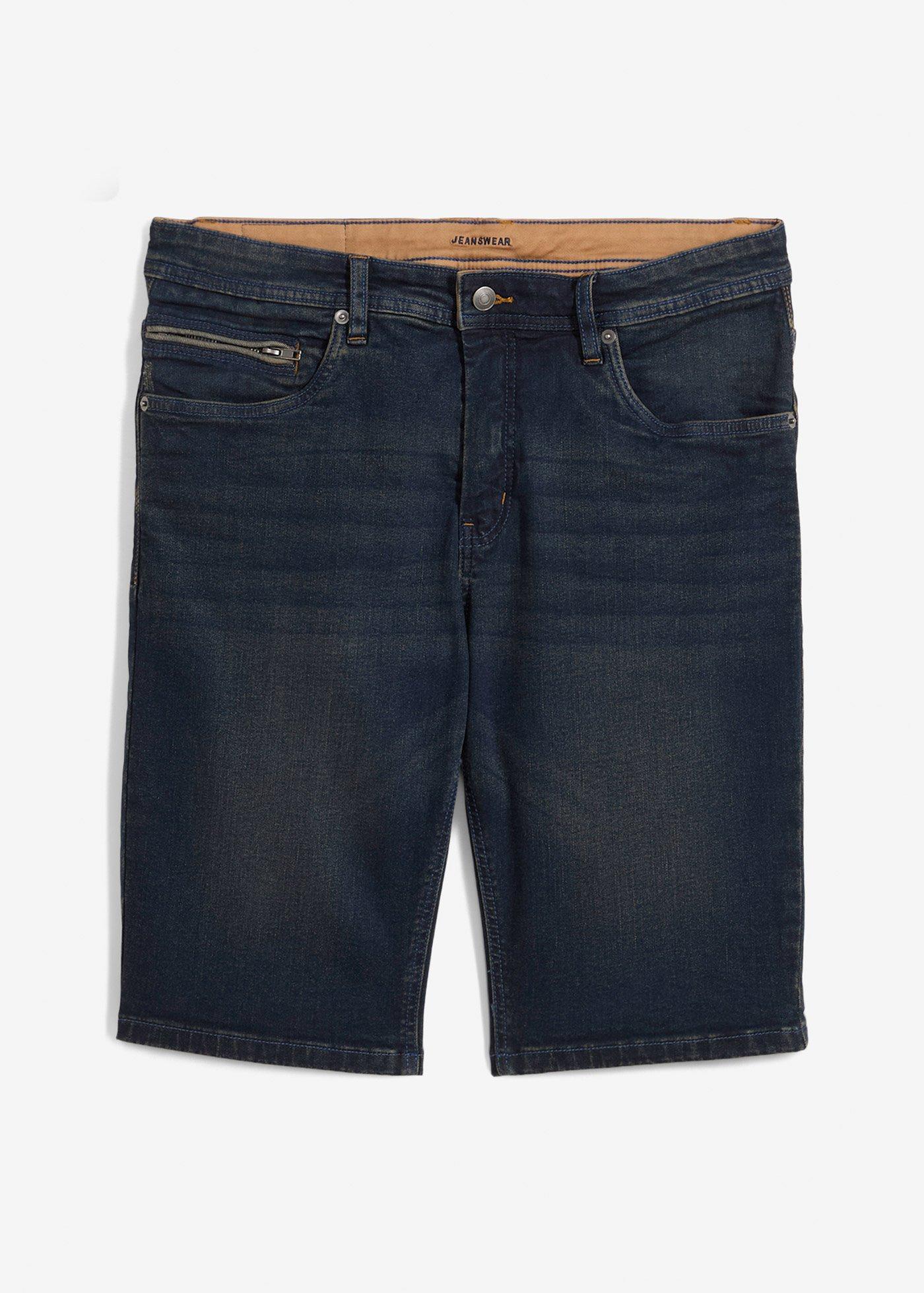 bonprix – Stretchiga jeansshorts, smal passform