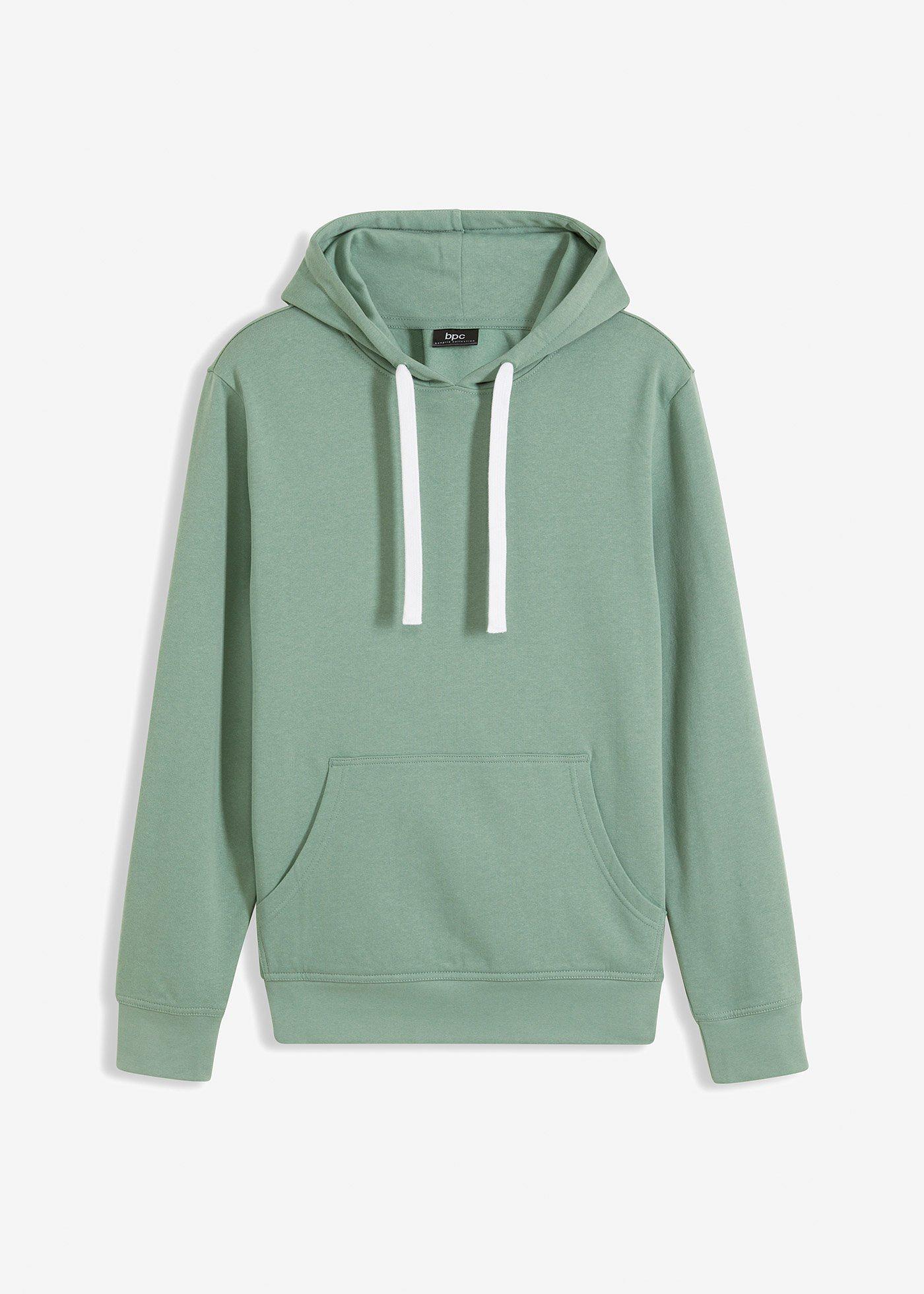bonprix – Sweatshirt med huva i ren bomull