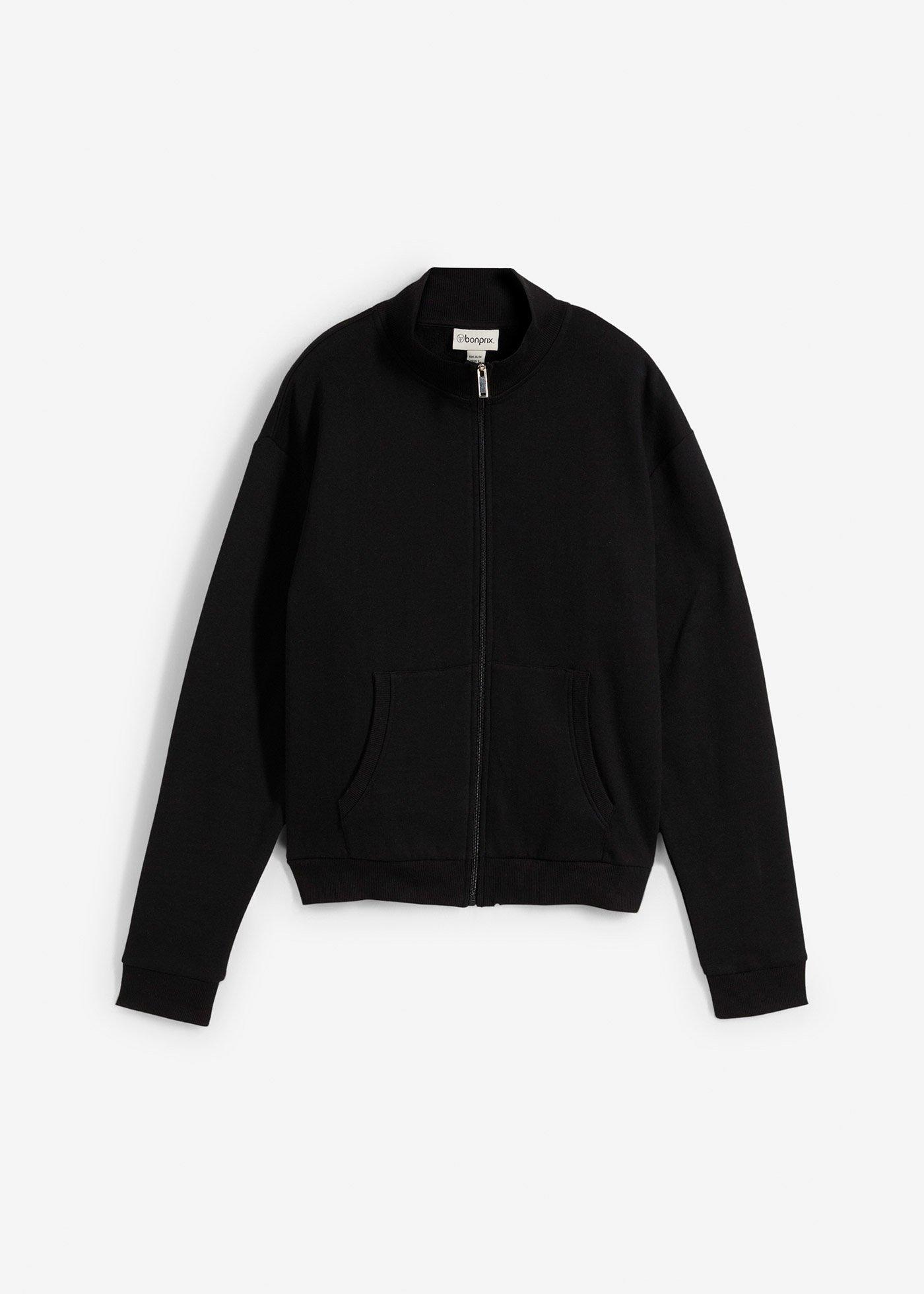 bonprix – Sweatshirtjacka i ekologisk bomull