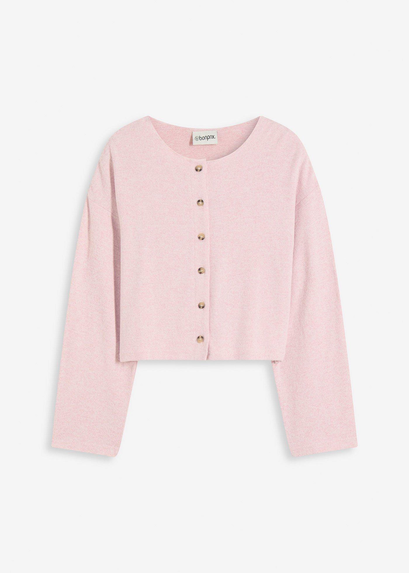 bonprix – Ribbstickad cardigan