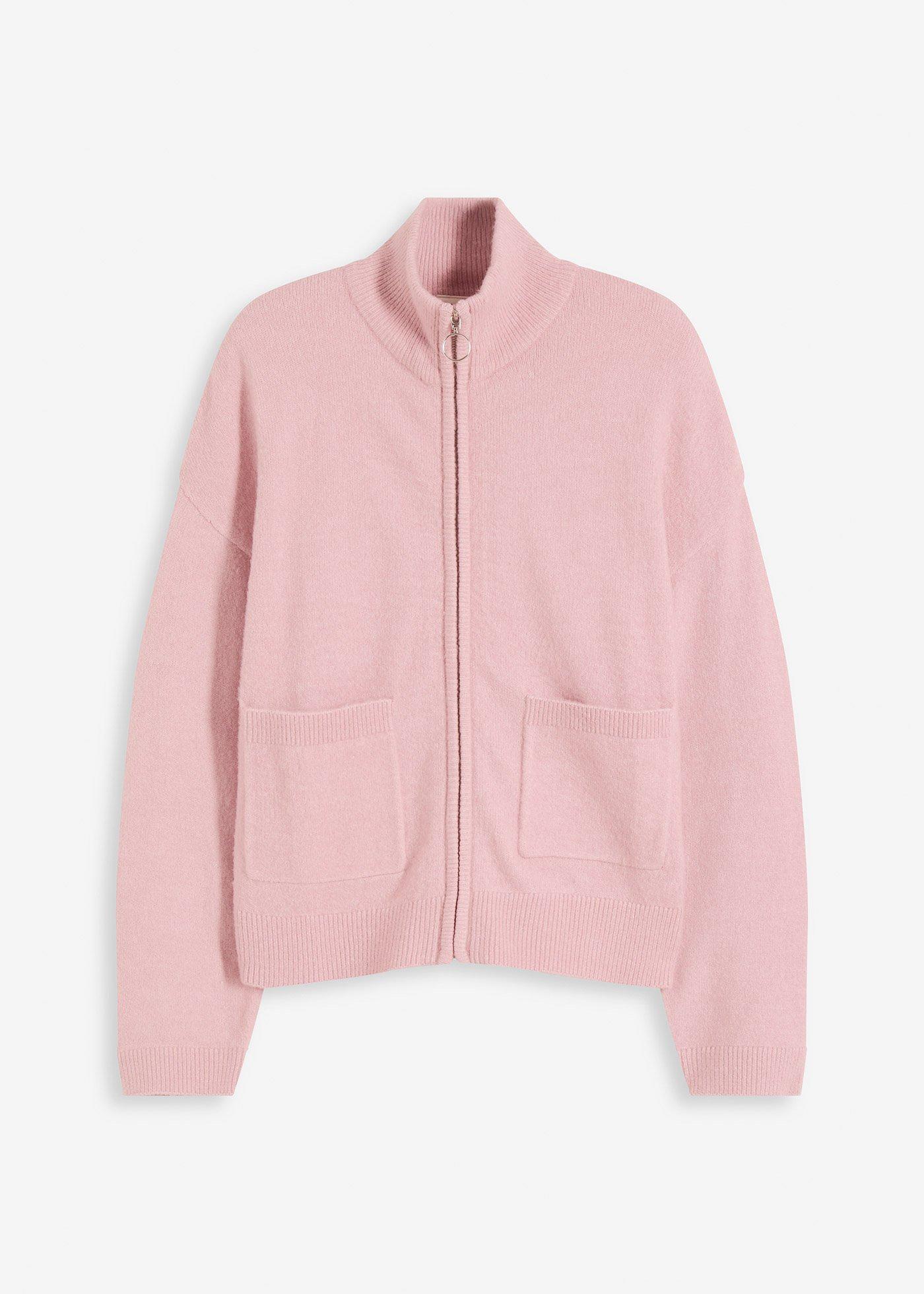 bonprix – Cardigan med dragkedja