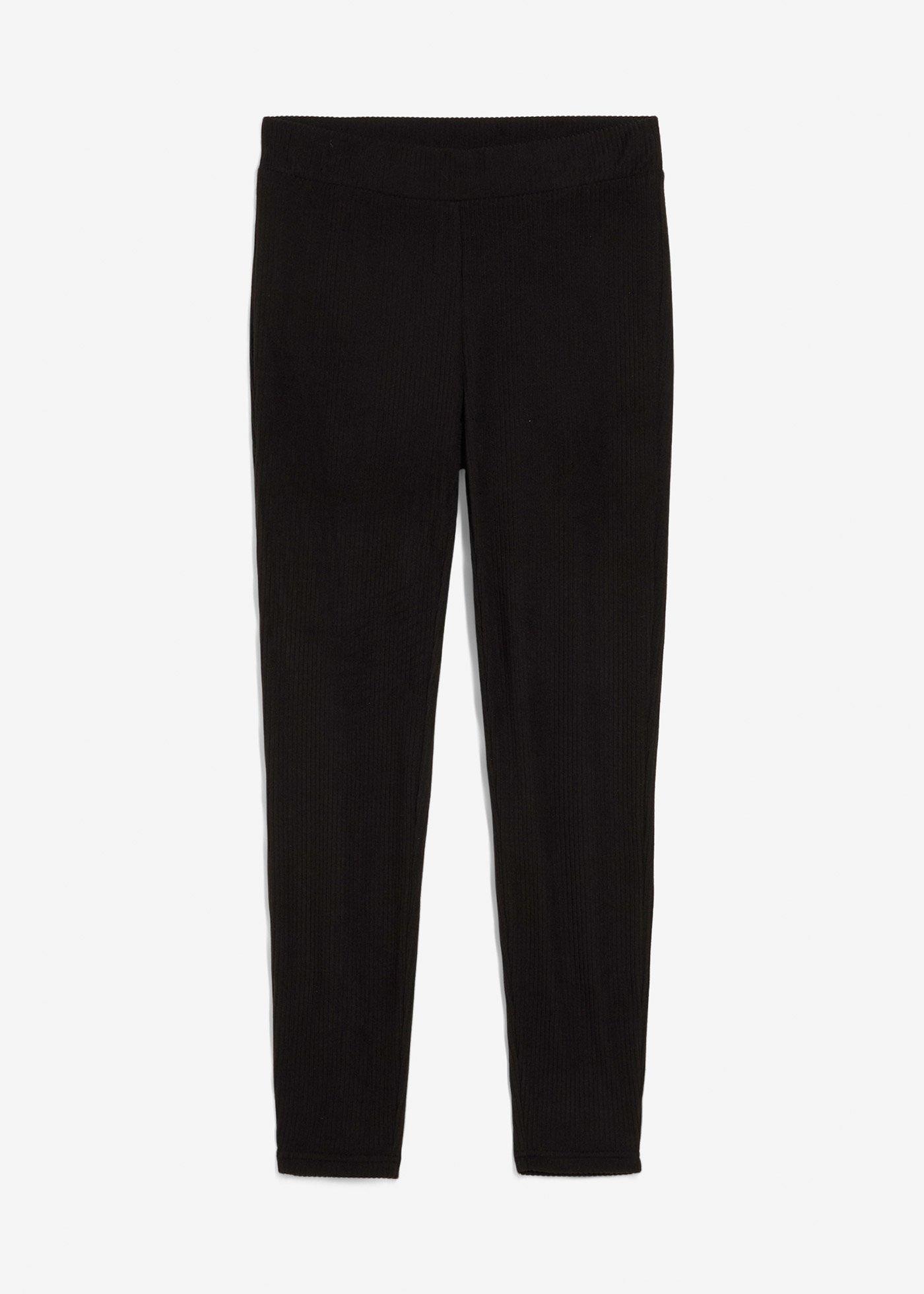 bonprix – Värmande leggings med ribbad yta