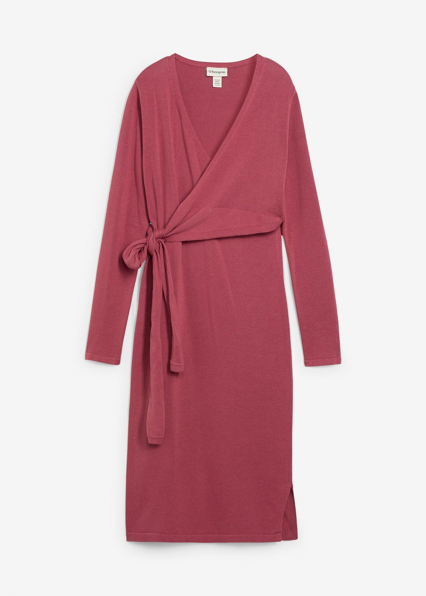 bonprix Mammaklänning med omlottlook i ren bomull