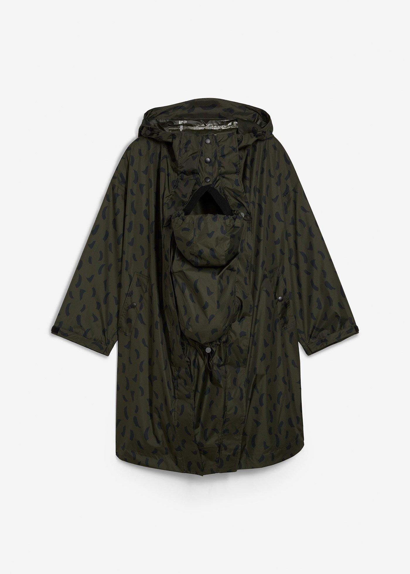 bonprix Mammaregncape med babyficka och påse