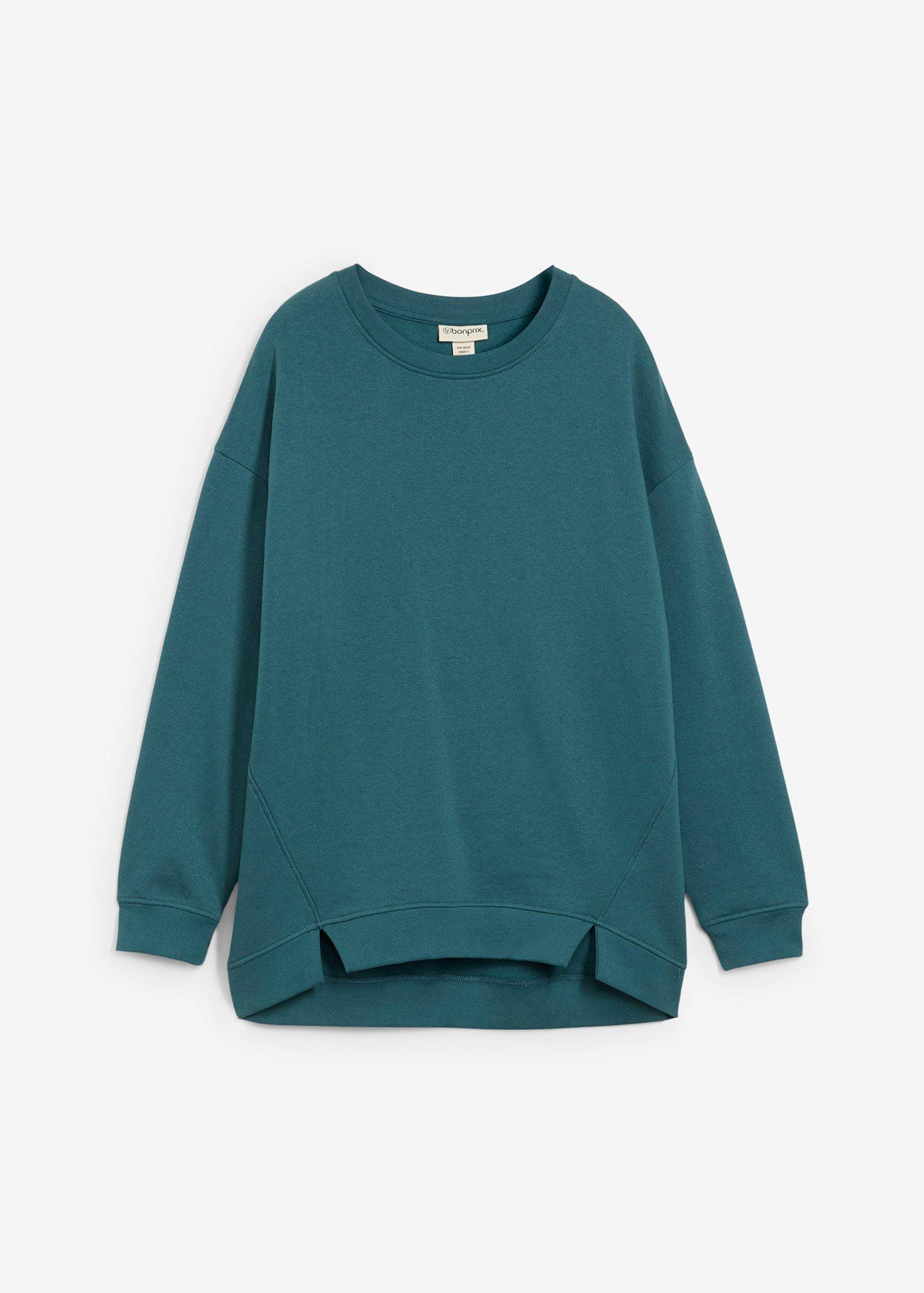 bonprix – Oversizesweatshirt i bomullsmix