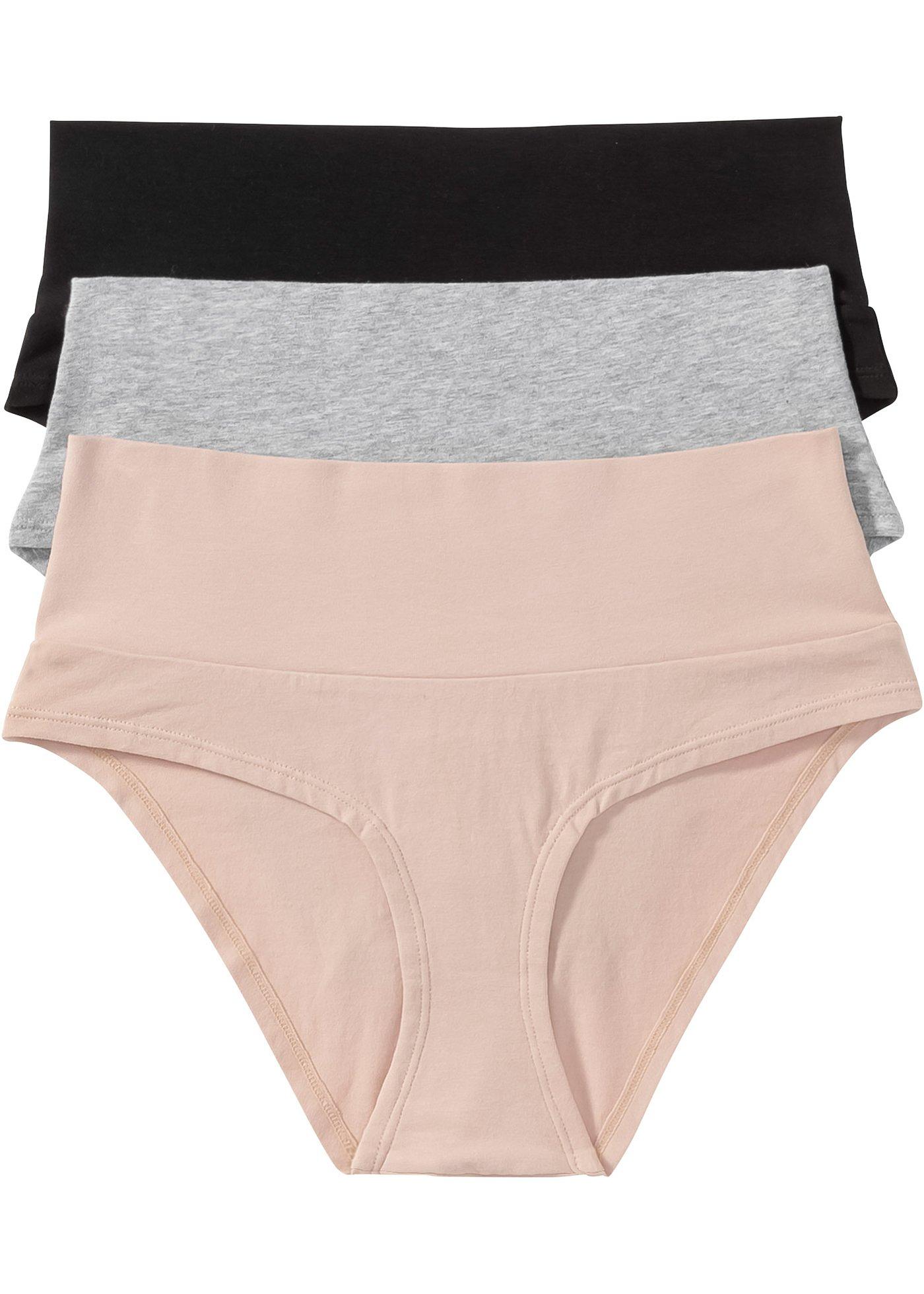 bonprix – Mammatrosa med ekologisk bomull (3-pack)