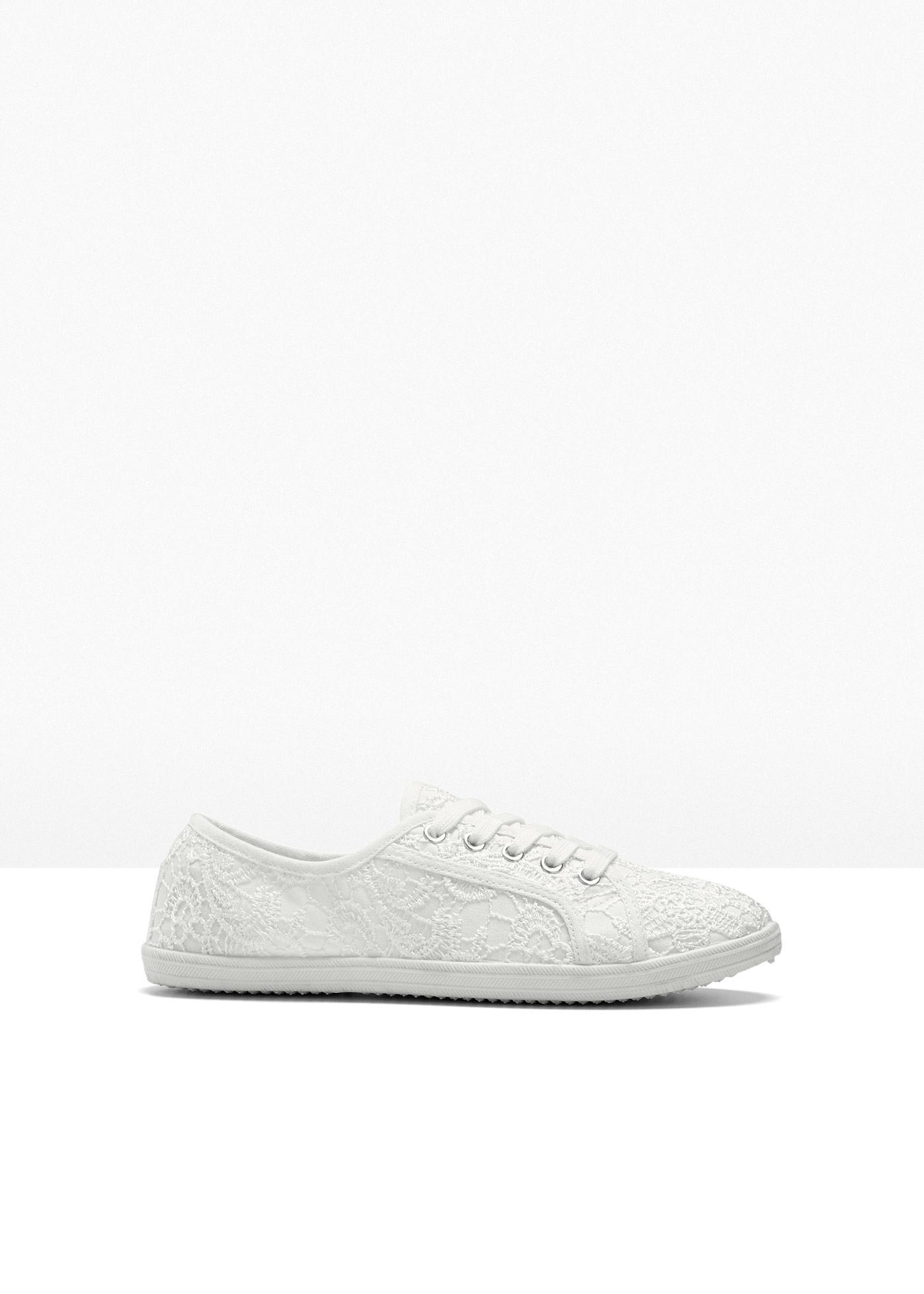 bonprix – Sneakers med spets