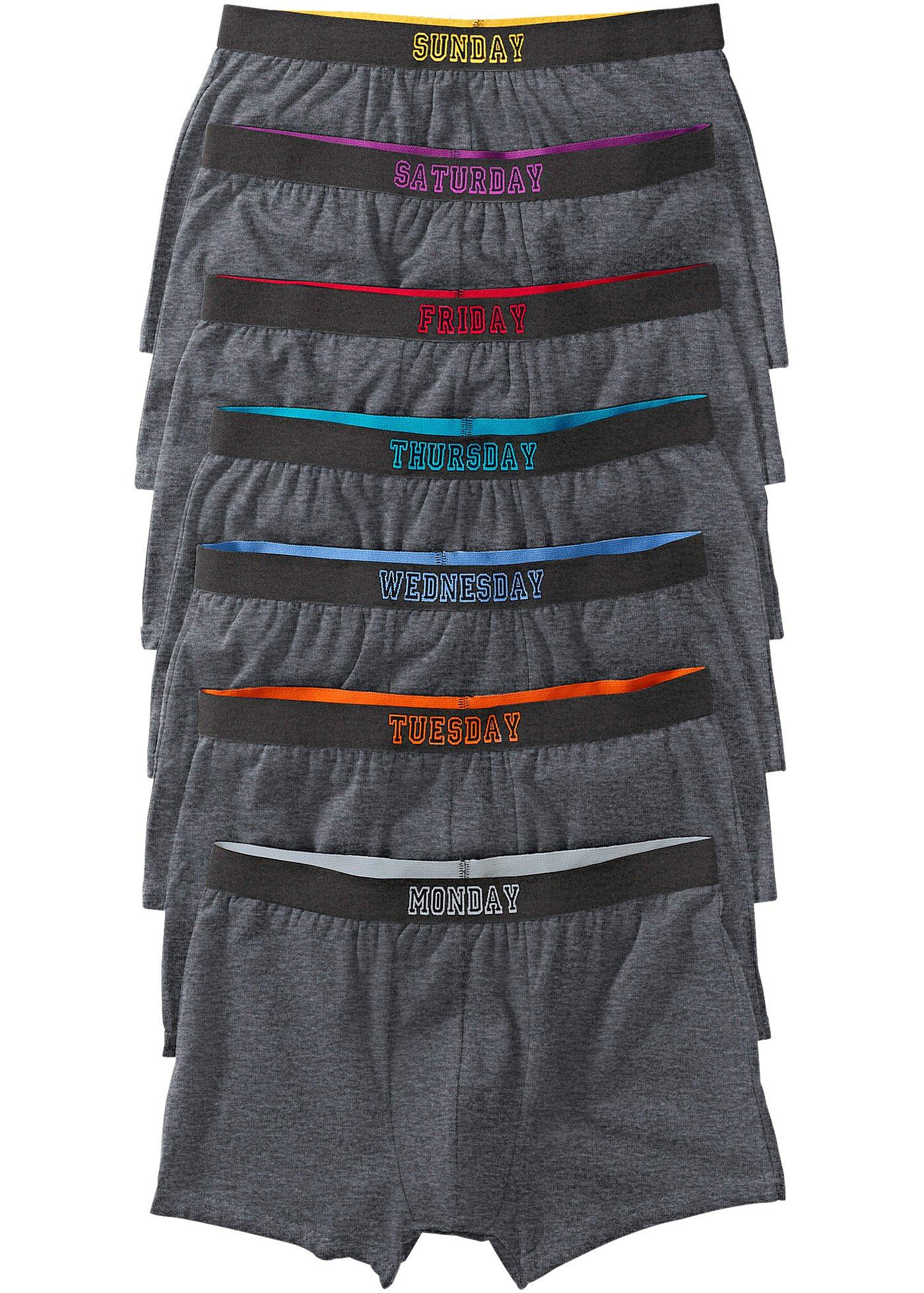 bonprix – Boxershorts med bomull (7-pack)