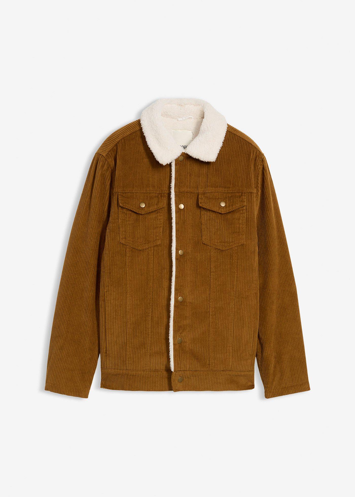 bonprix – Manchesterjacka med teddyfoder