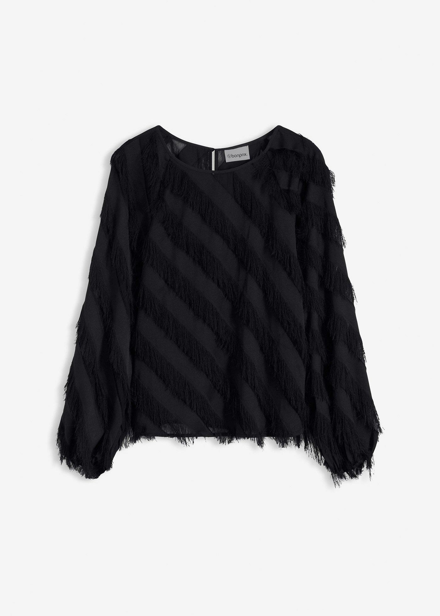 bonprix – Dra på-blus med fransar