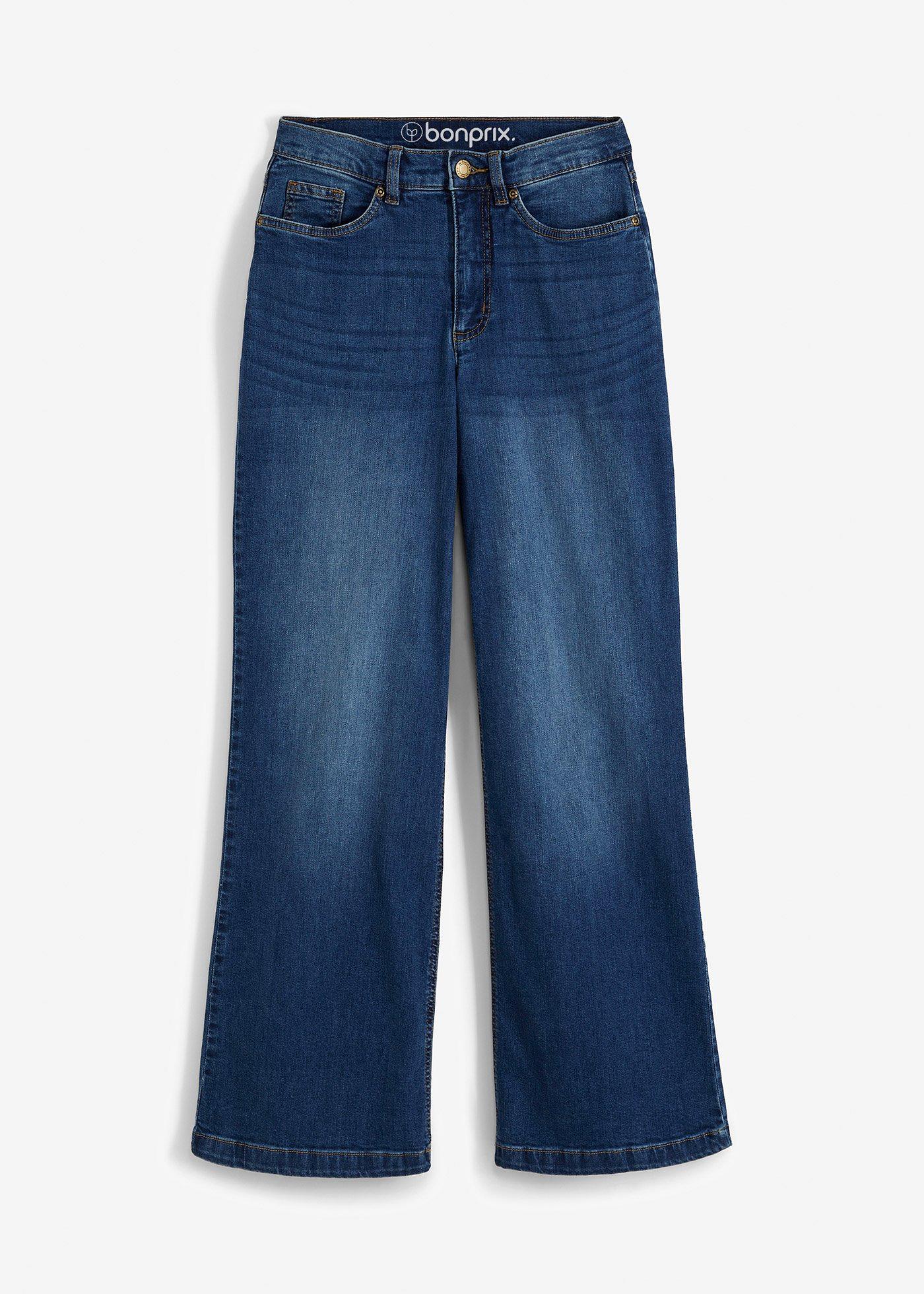 bonprix – Vida stretchjeans med hög midja, ekologisk bomull