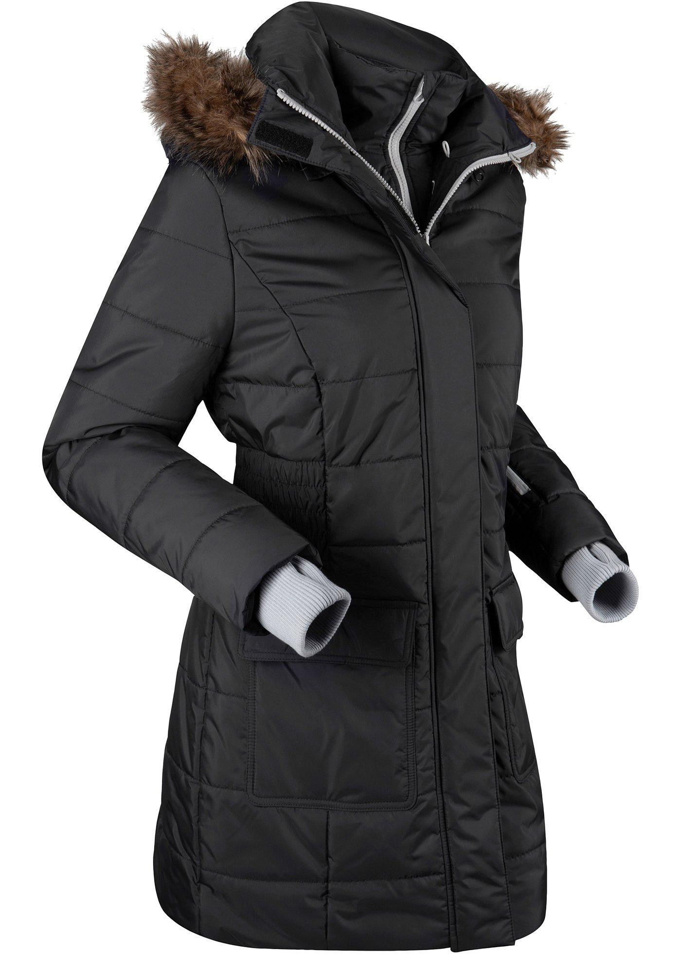 bonprix – Lång, vattenavvisande täckjacka med 2-i-1 look
