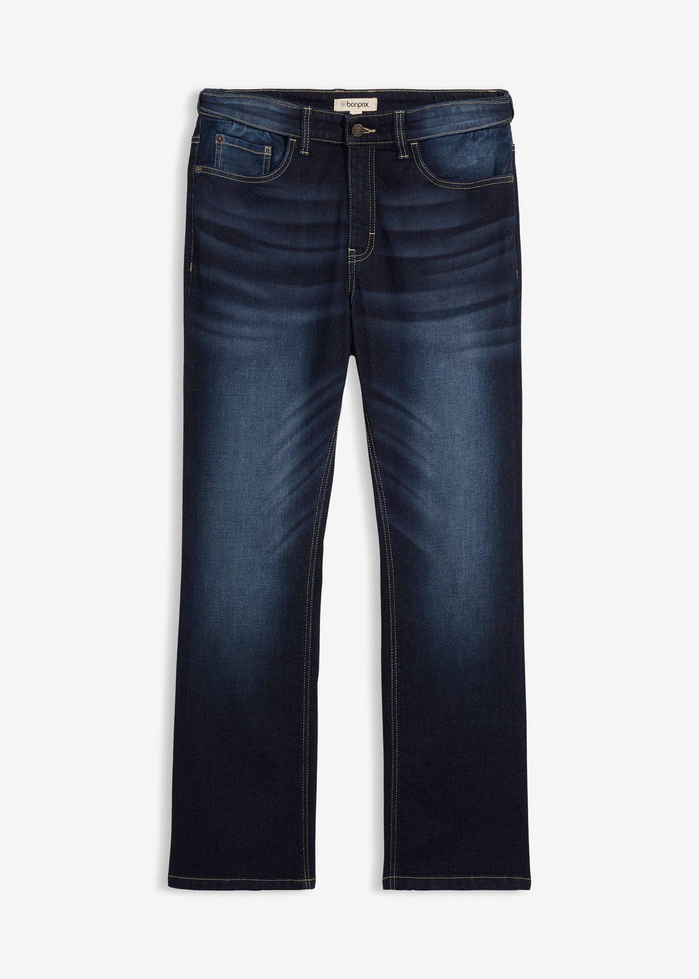 bonprix – Classic Fit Stretch Jeans med bekväm midja, Bootcut