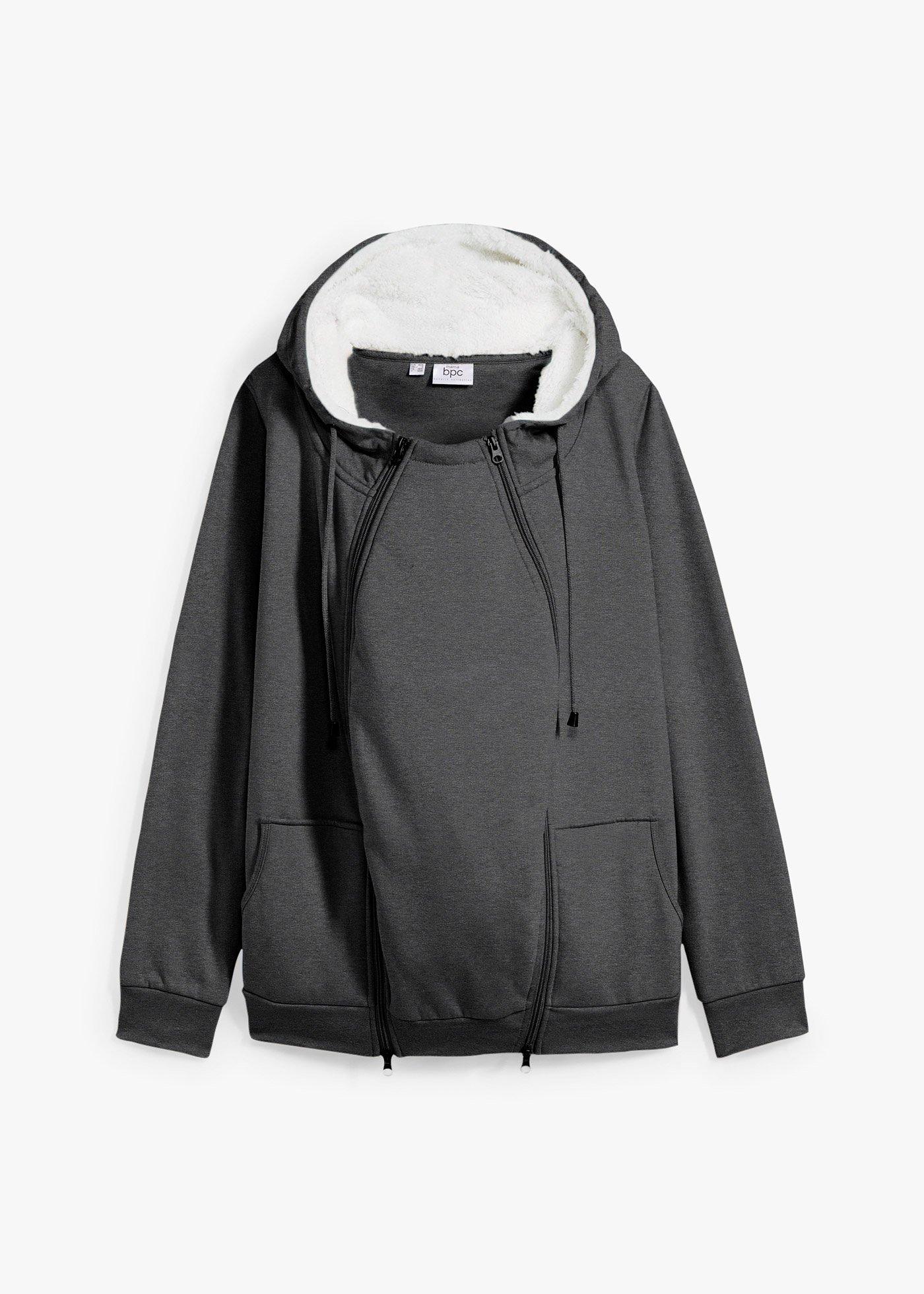 bonprix Mammamunkjacka med babyficka och fluffig insida