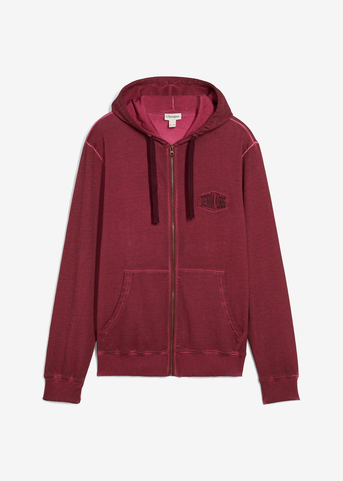 bonprix – Munkjacka med tvättad look