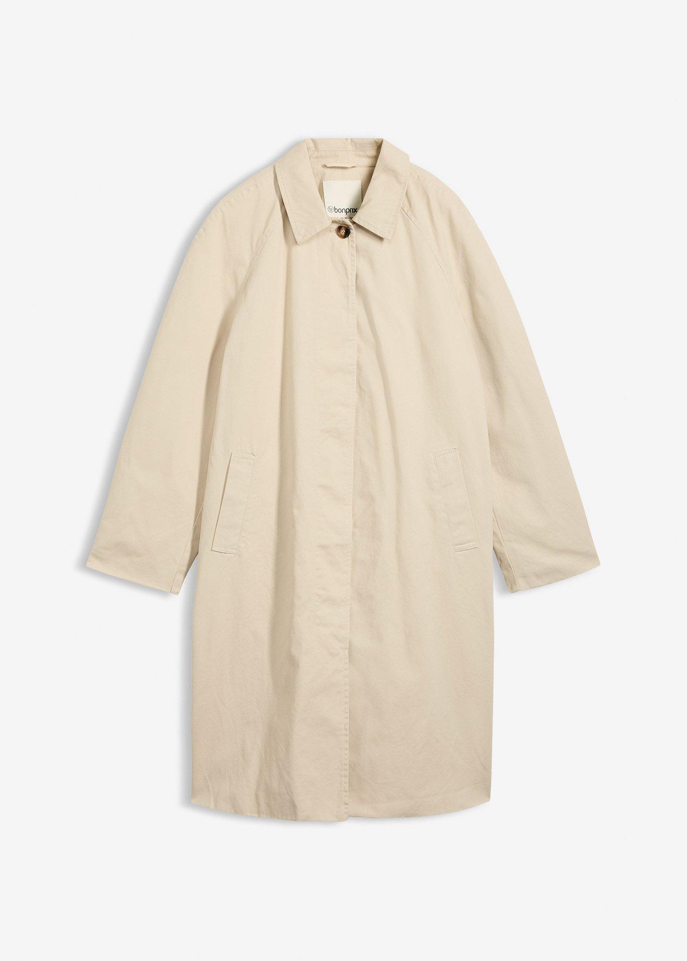 bonprix – Enkelknäppt trenchcoat
