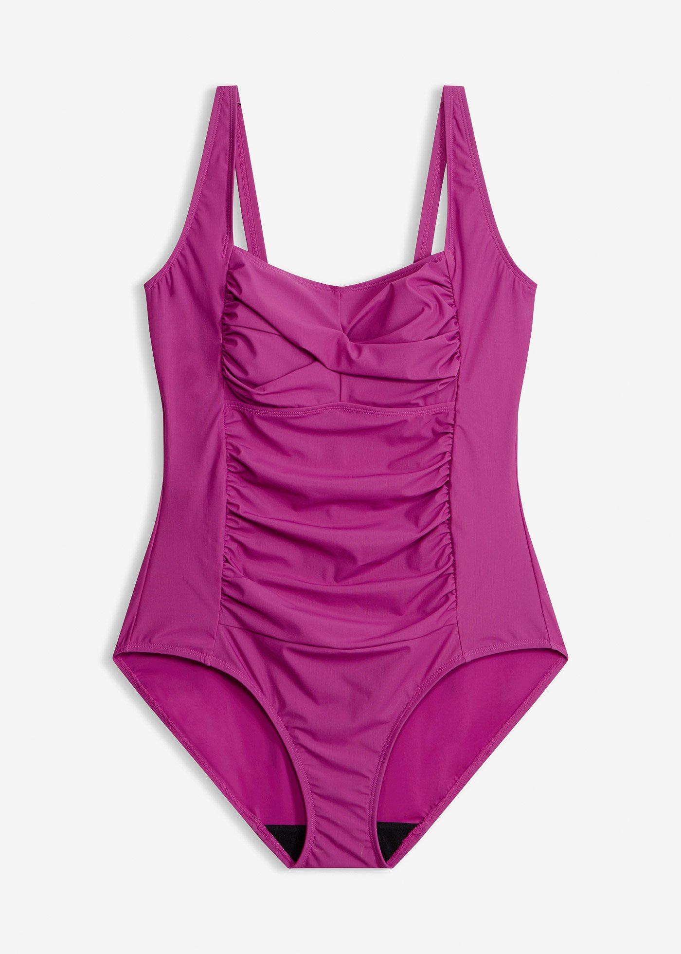 bonprix – Baddräkt med medelhög formande effekt och omlottlook
