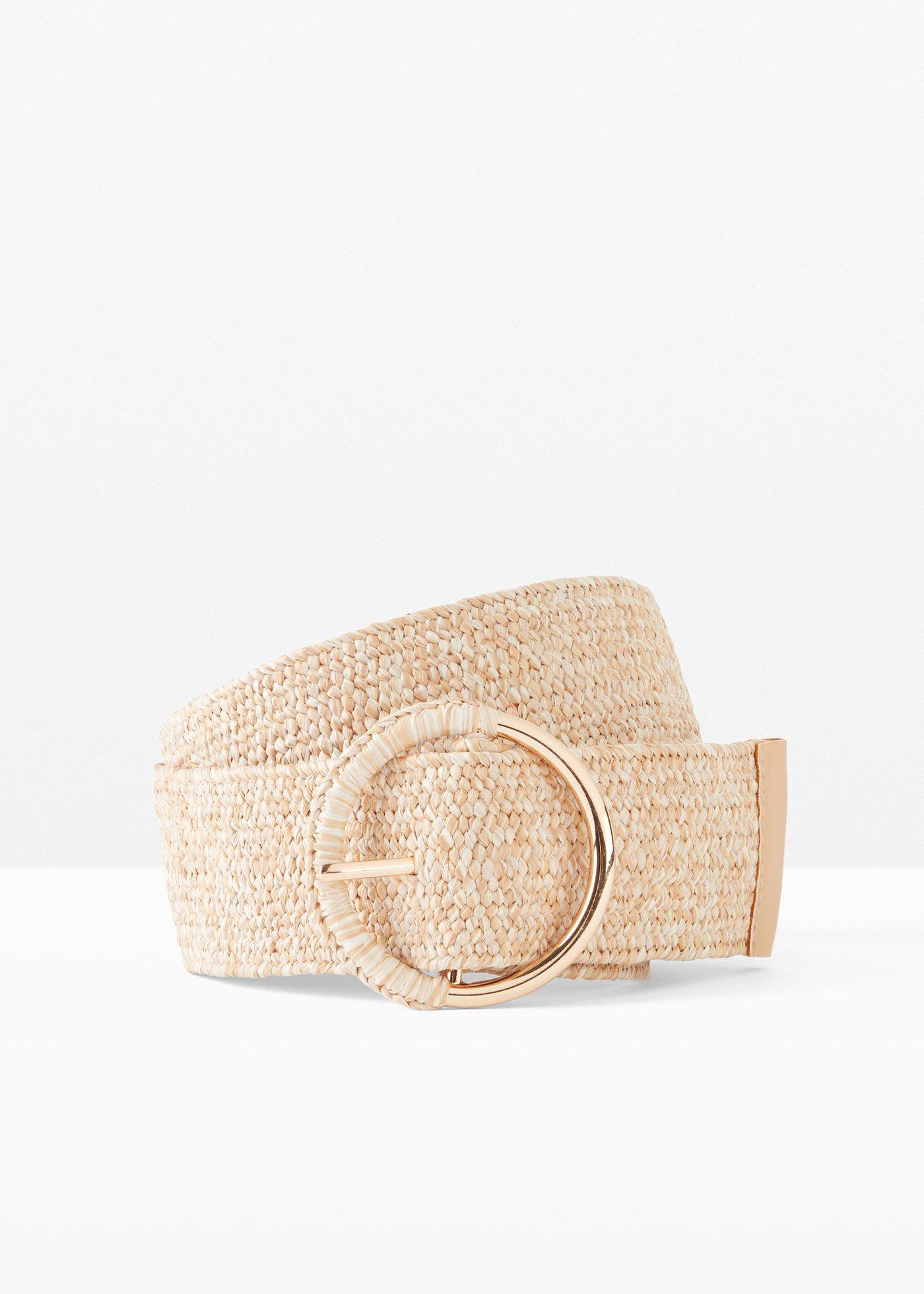 bonprix – Flätat skärp med halmlook