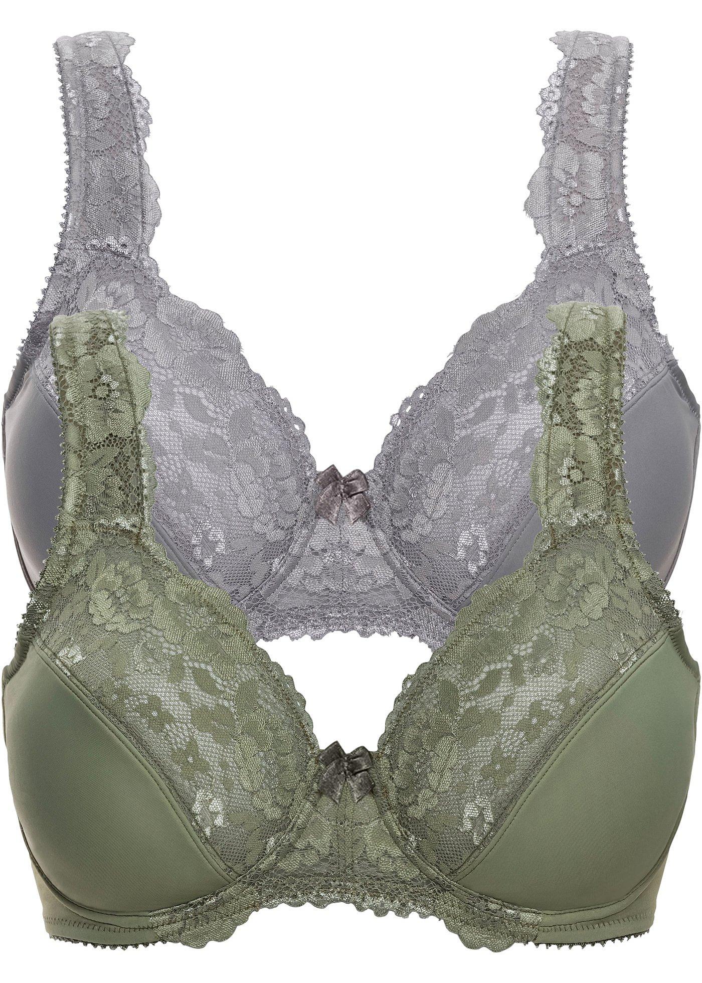 bonprix – Minimizer-BH med vadderade axelband (2-pack)