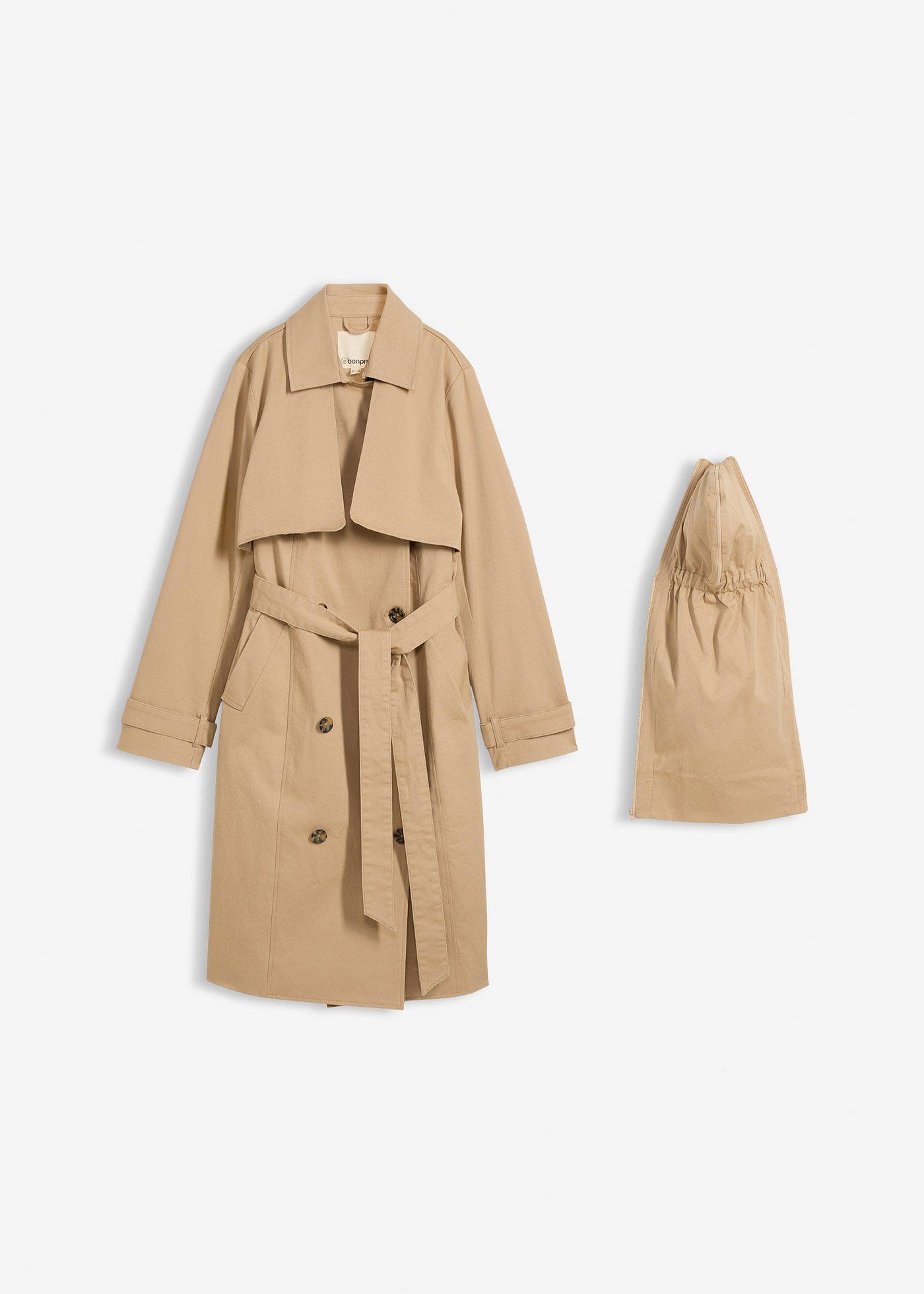 bonprix Mammatrenchcoat med babyficka