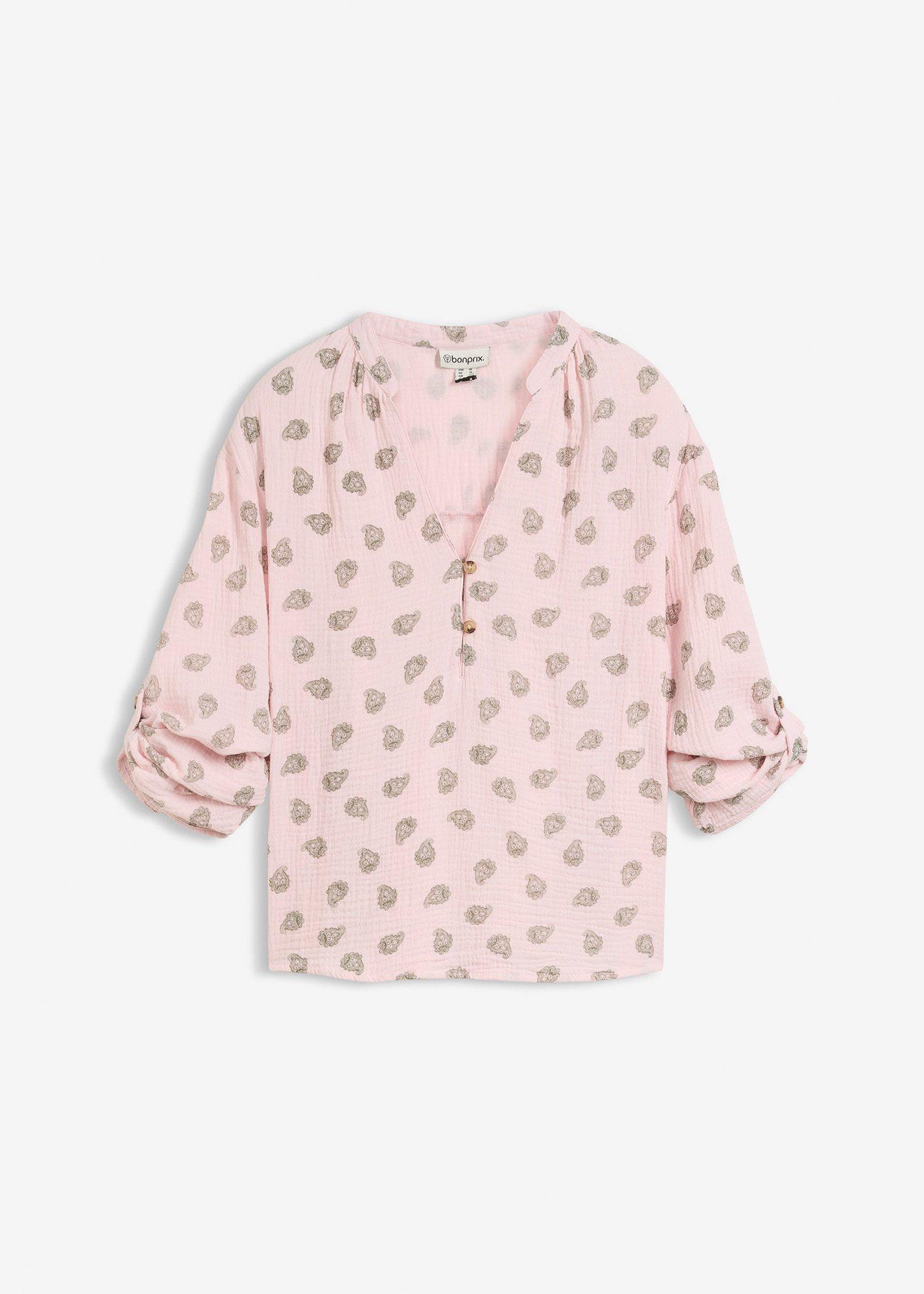 bonprix – Oversizeblus i bomullsmuslin