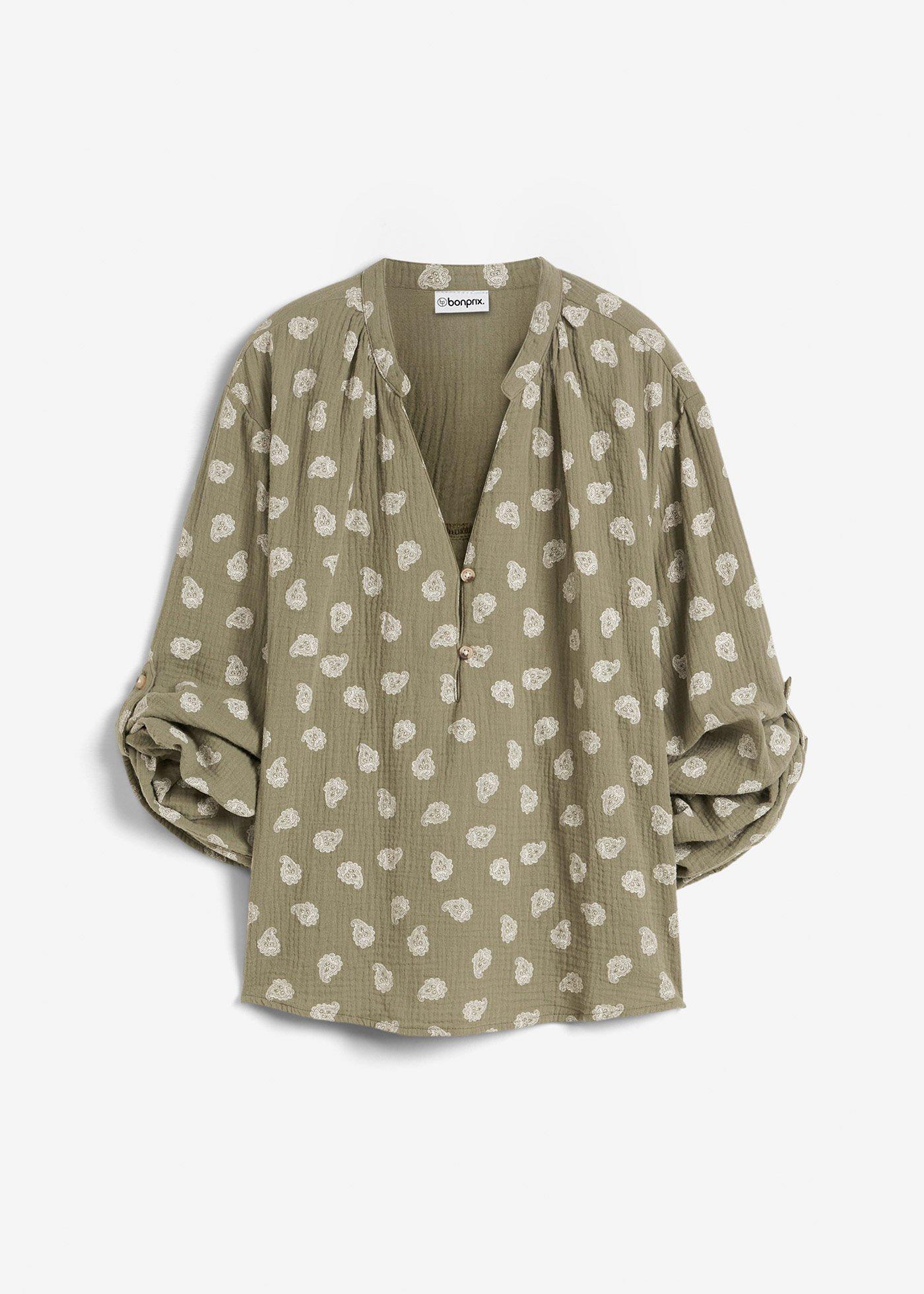 bonprix – Oversizeblus i bomullsmuslin