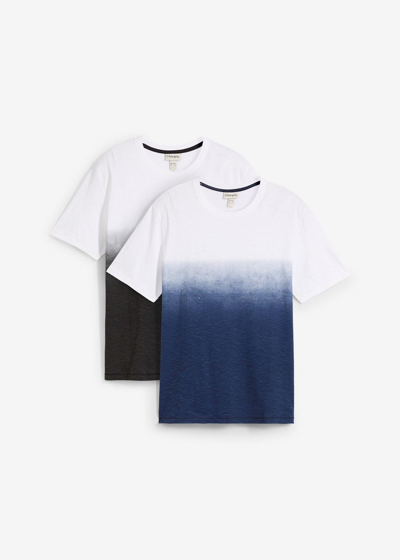 bonprix – T-shirt i bomull (2-pack)