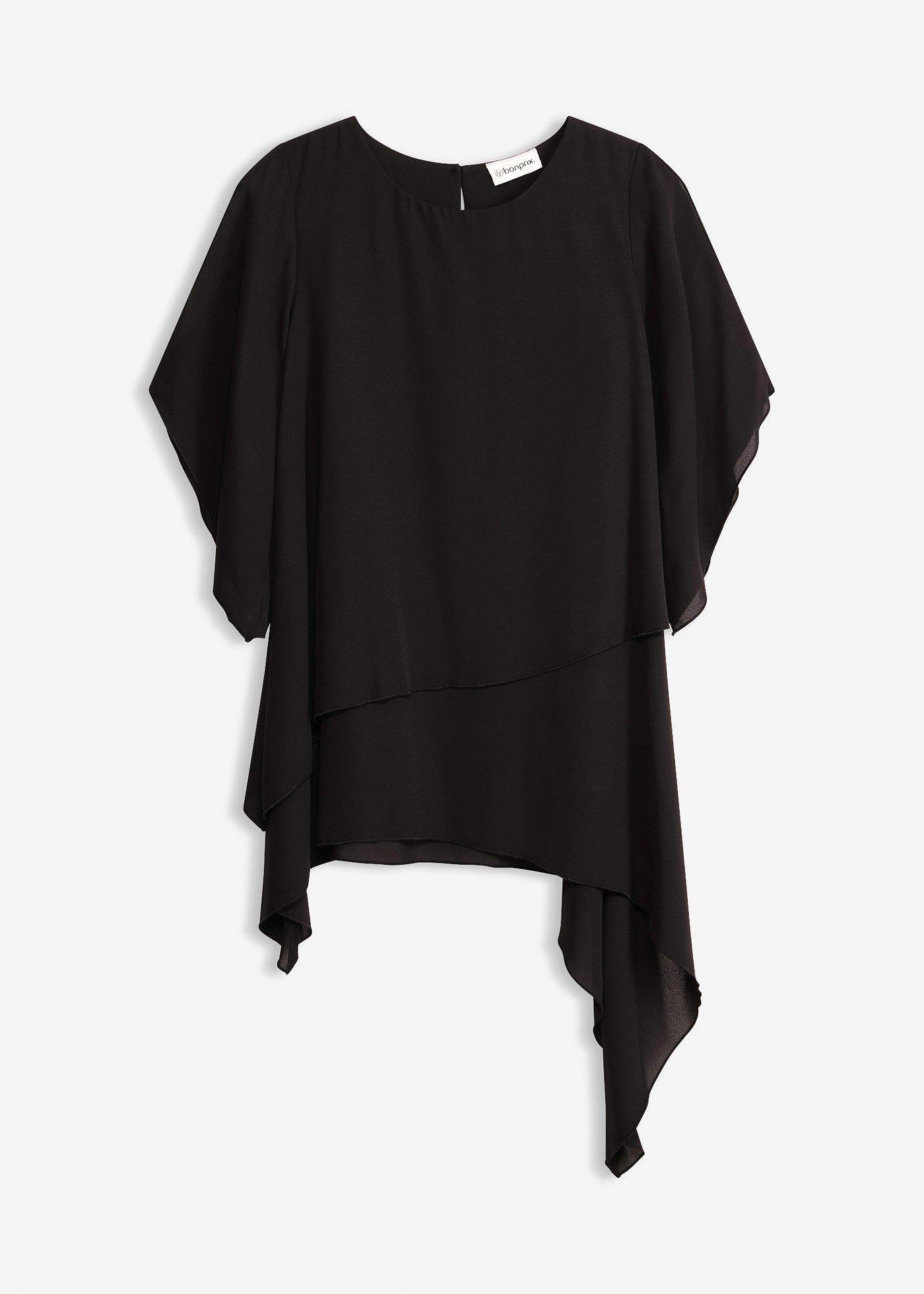bonprix – Lång blus i lager på lager-stil