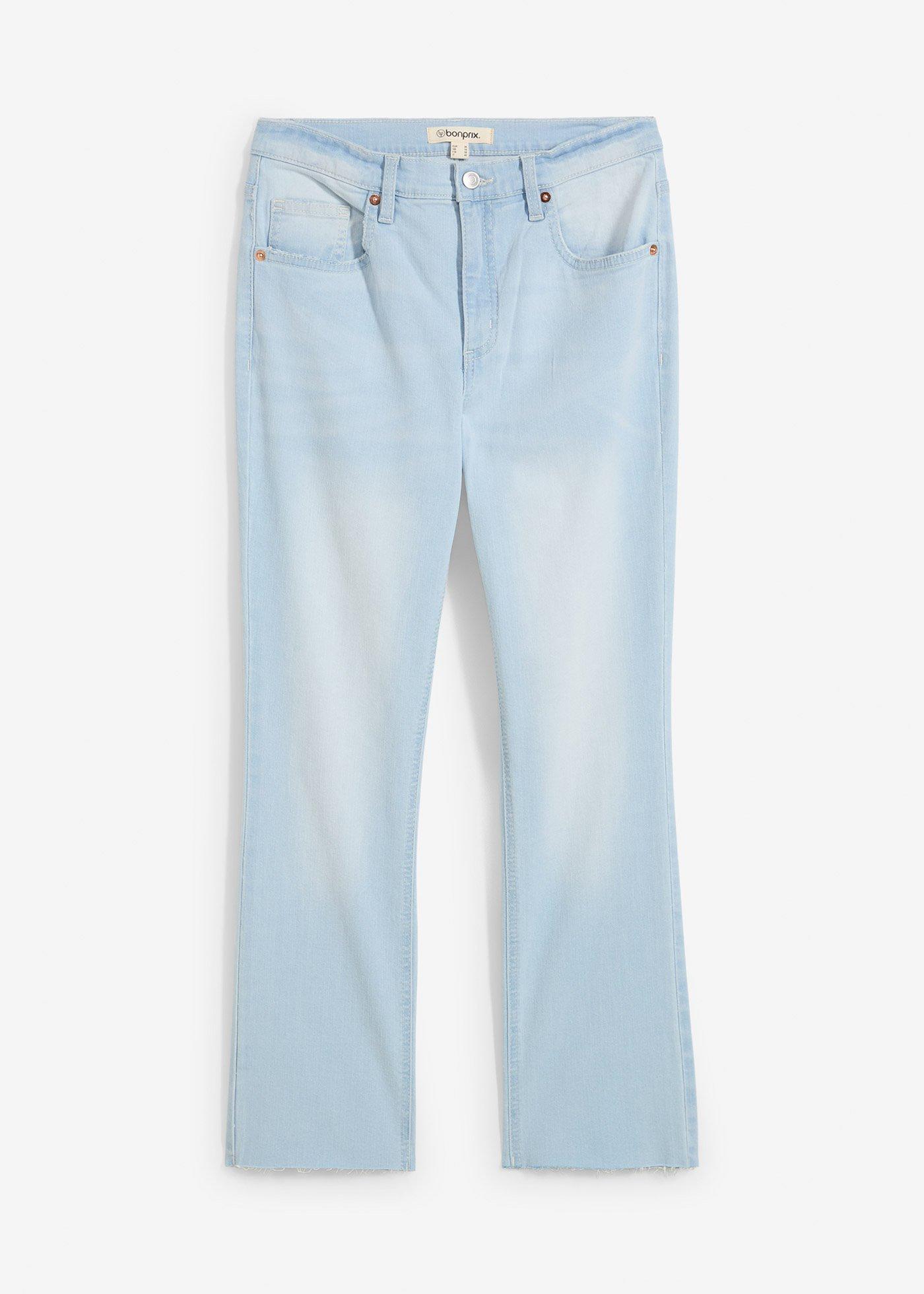 bonprix – Bootcut Jeans High Waist, cropped