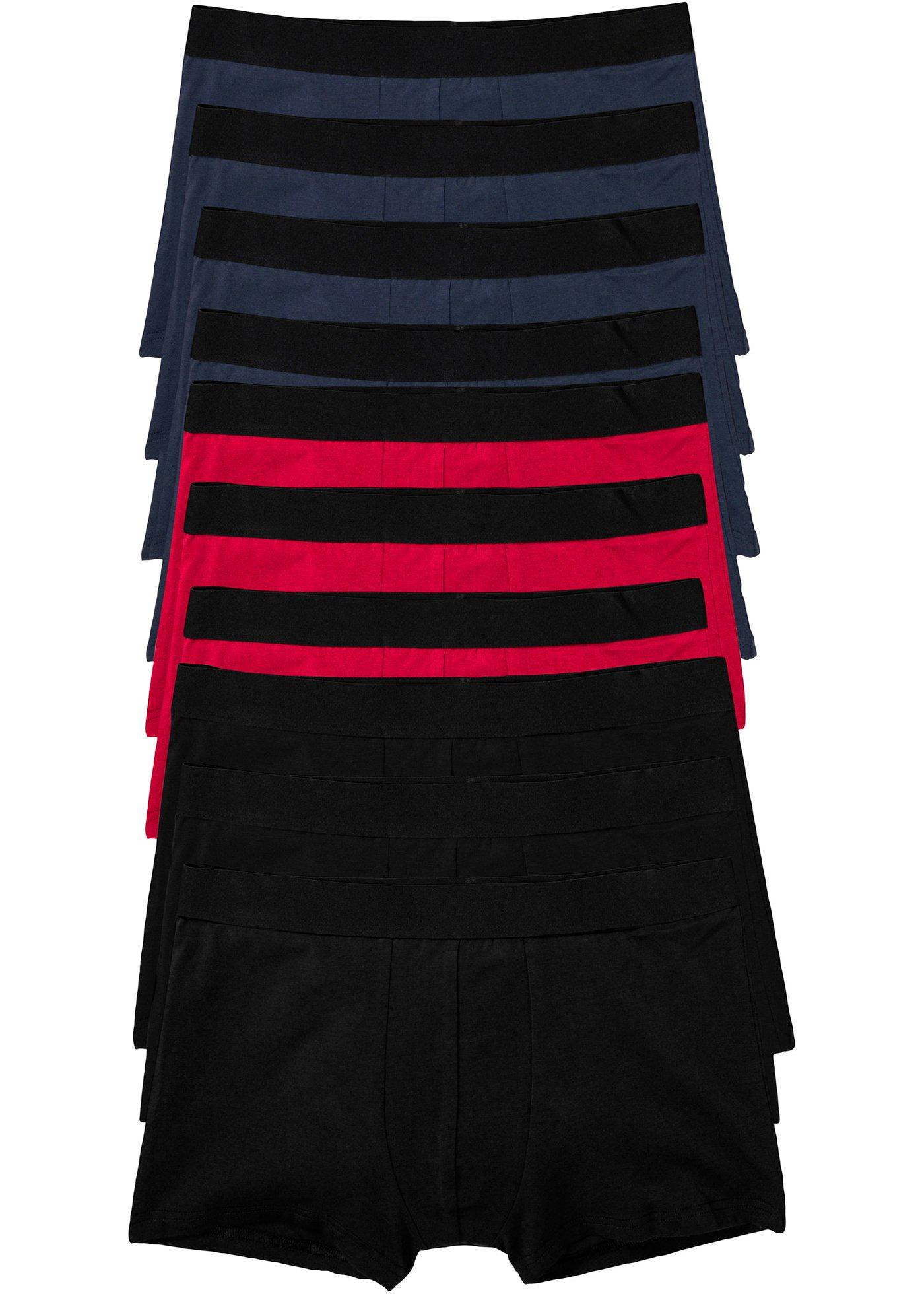 bonprix – Boxershorts med bomull (10-pack)