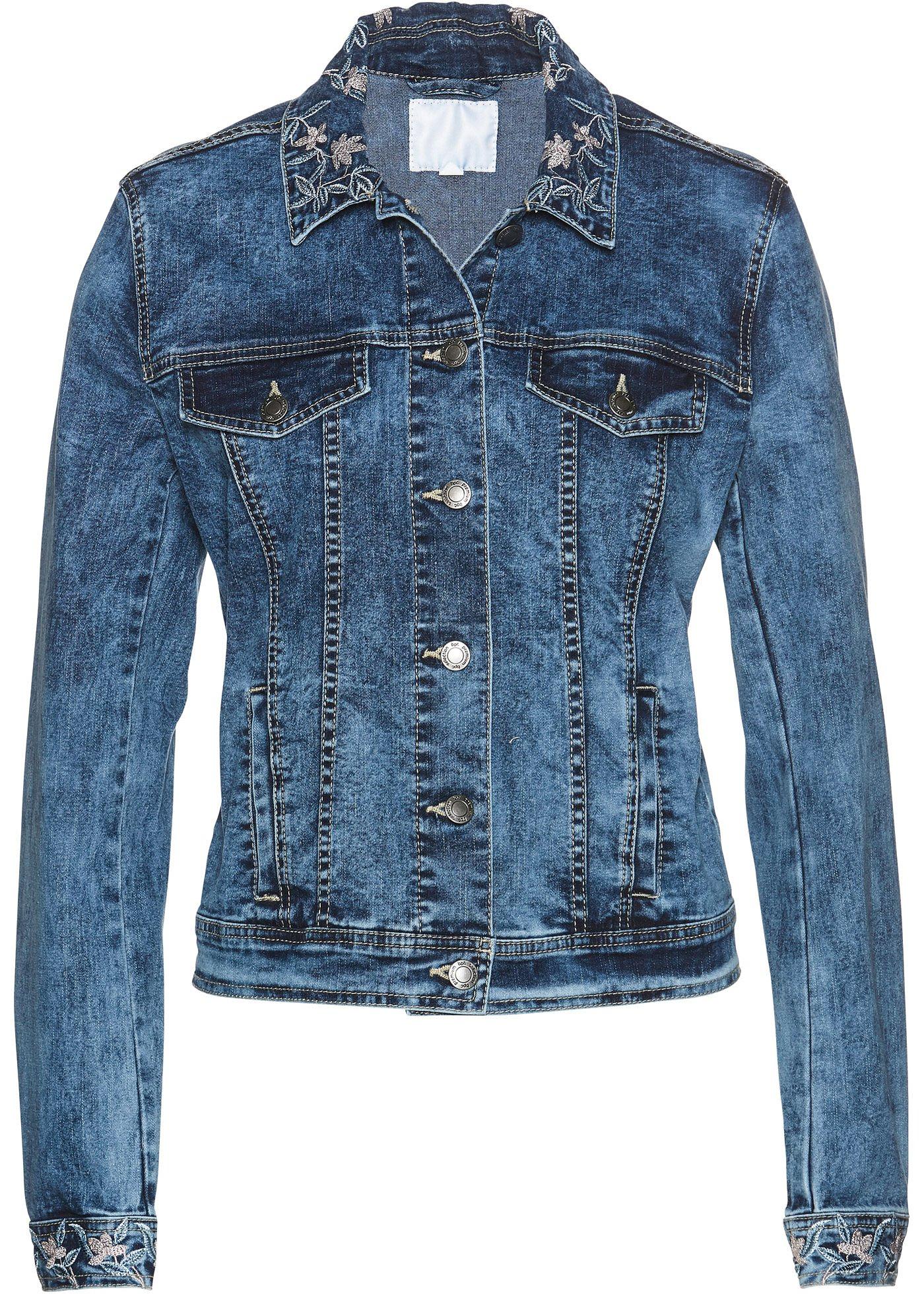 bonprix – Jeansjacka med broderi