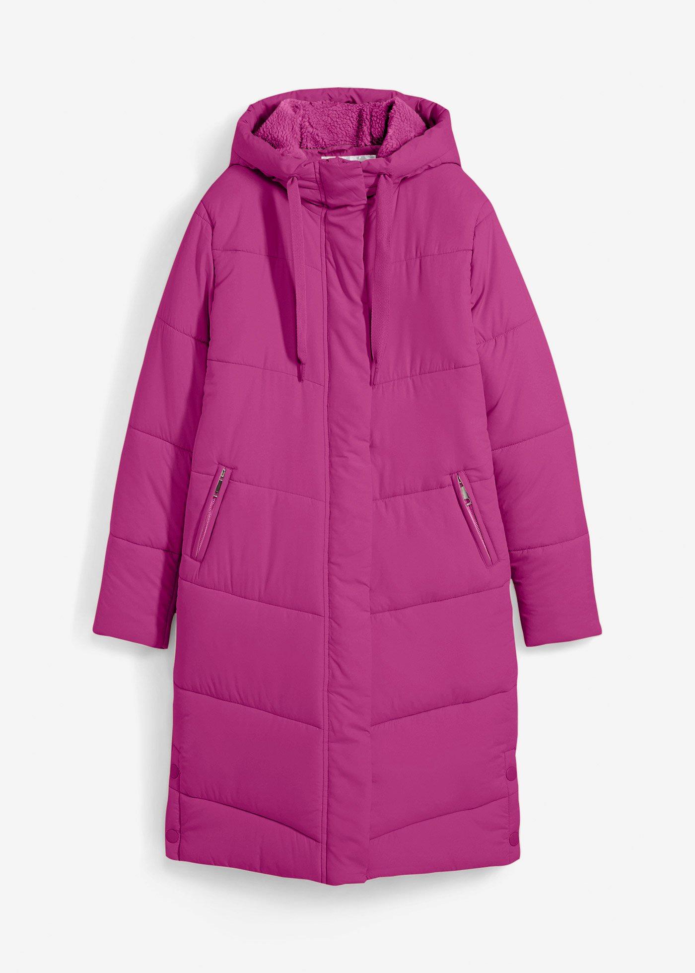 bonprix – Täckkappa med teddyfodrad huva