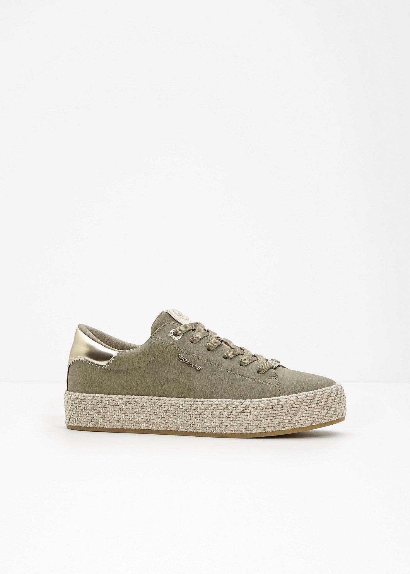 bonprix – Sneakers från Tamaris, med sula i baststil