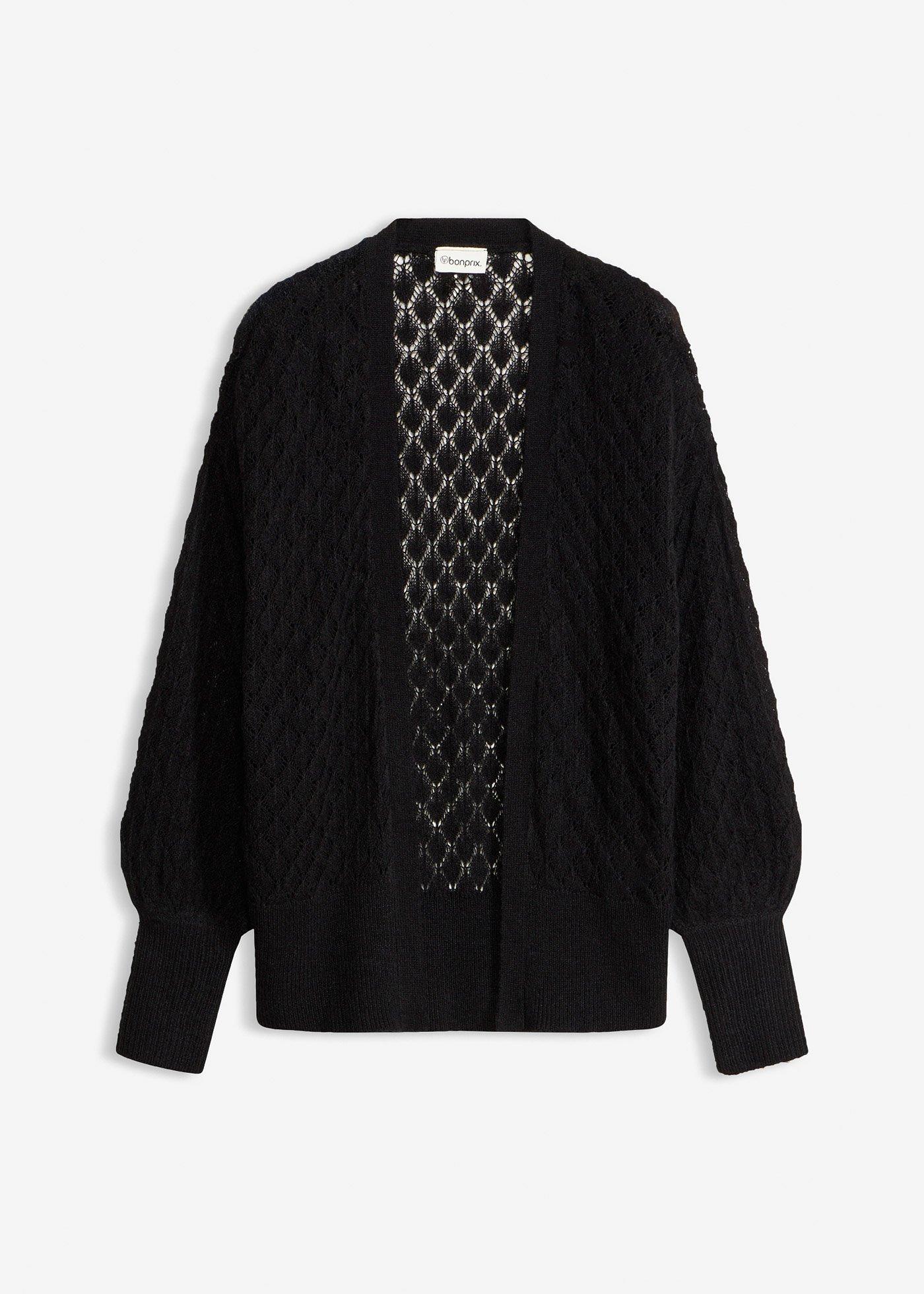 bonprix – Hålmönstrad cardigan