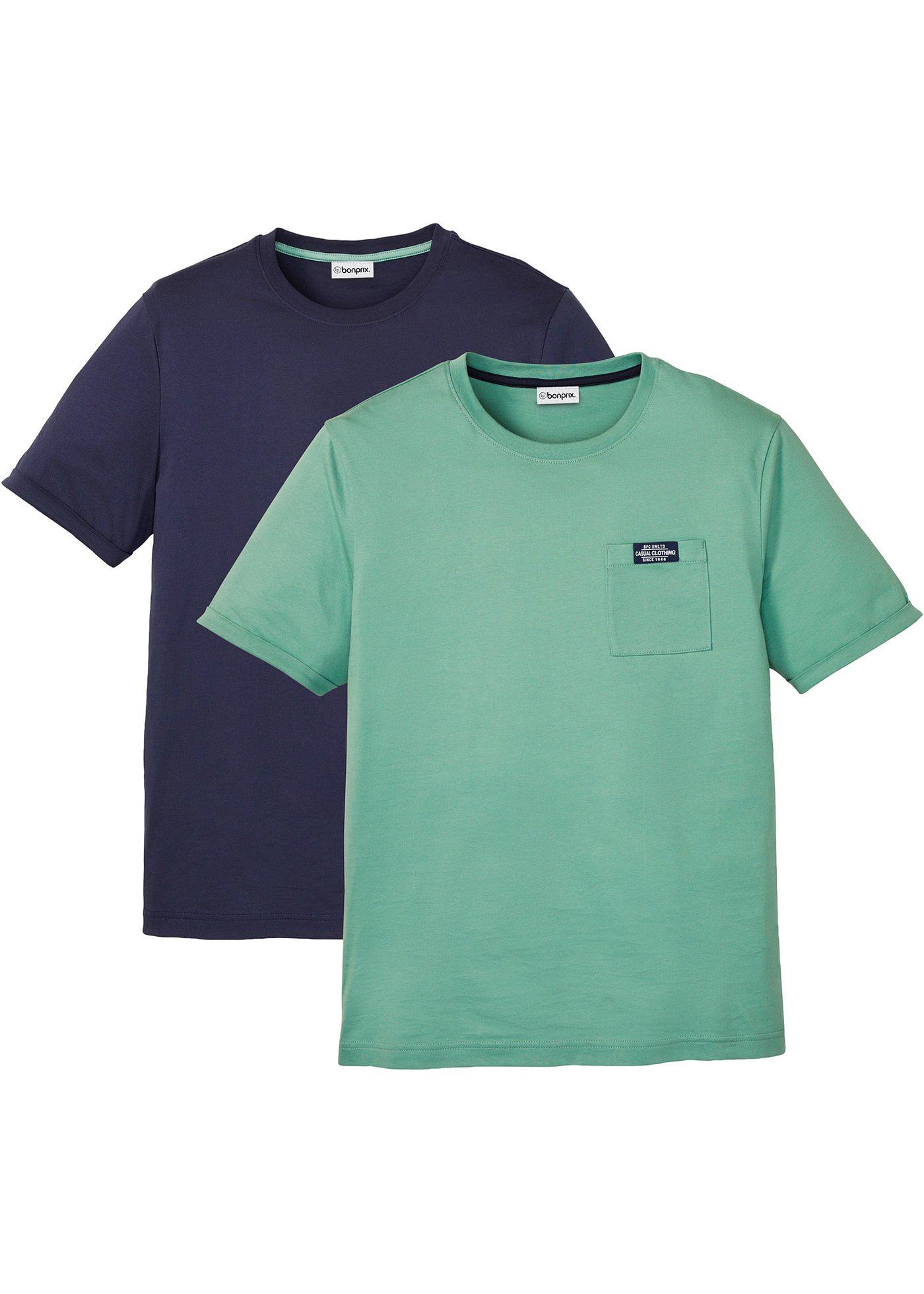 bonprix – T-shirt i ekologisk bomull (2-pack)