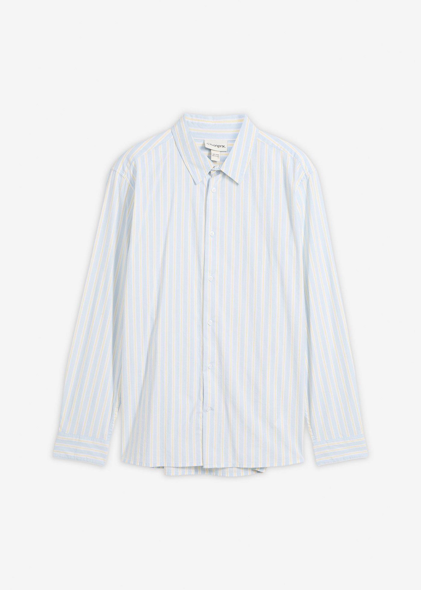 bonprix – Strykfri skjorta med stretch, modern passform