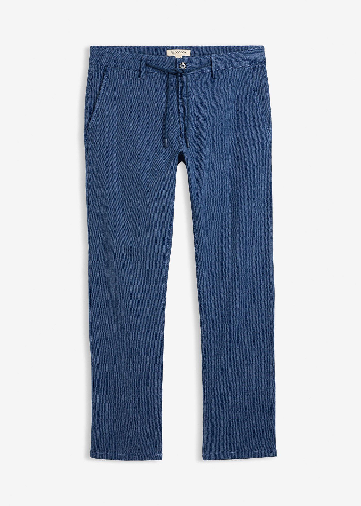 bonprix – Chinos i stretchigt material med Regular Fit och reglerbar midja, Straight